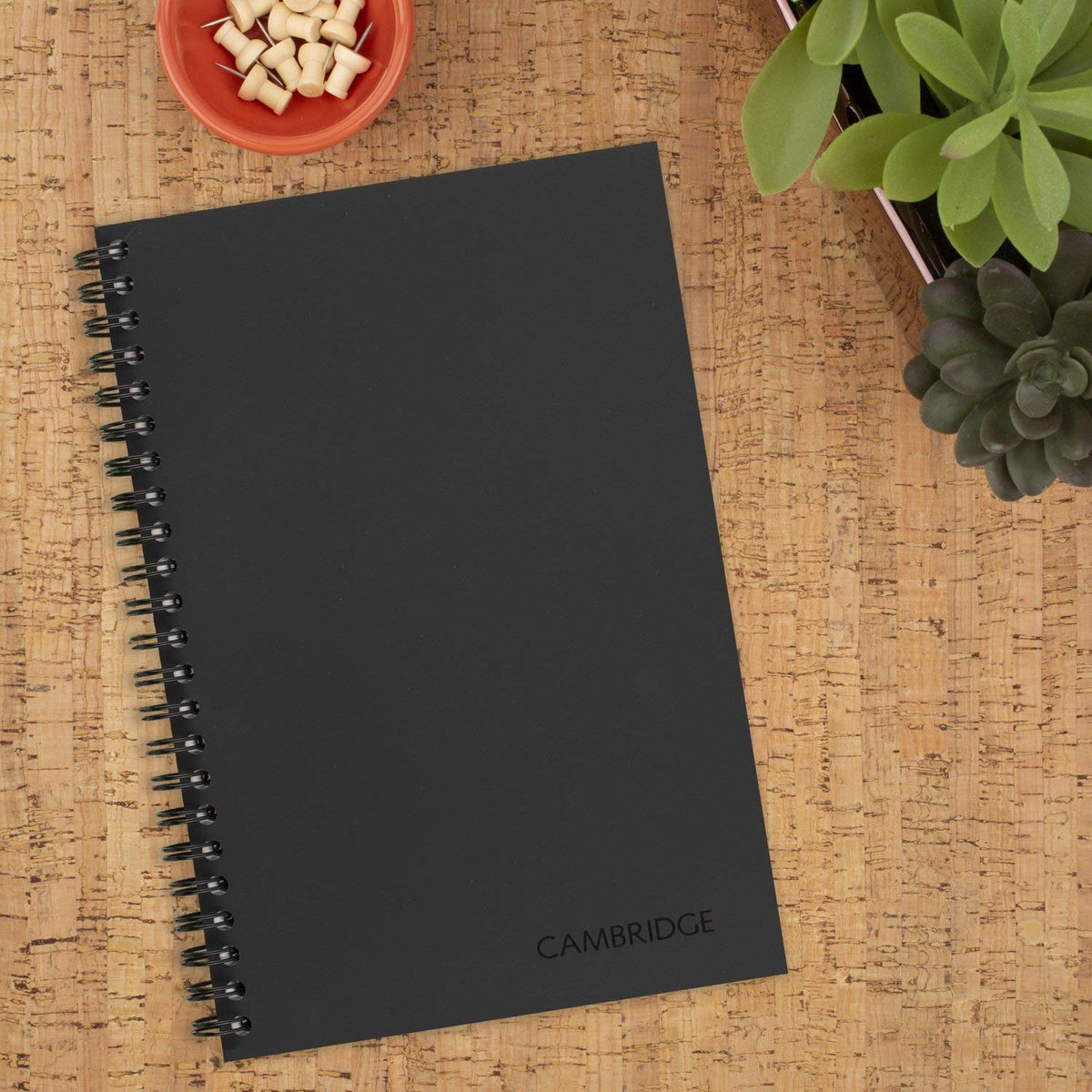 Cambridge Limited Business Notebook, Legal Ruled Paper, 5" x 8", 80 Sheets, Flexible Soft Touch