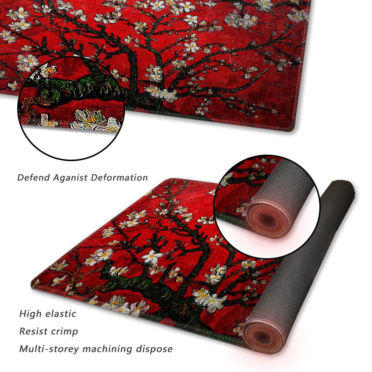 Extended Gaming Mouse Pad XXL ArtSo Large Keyboard Mat Long Mousepad Desk Decor Writing Pad Non