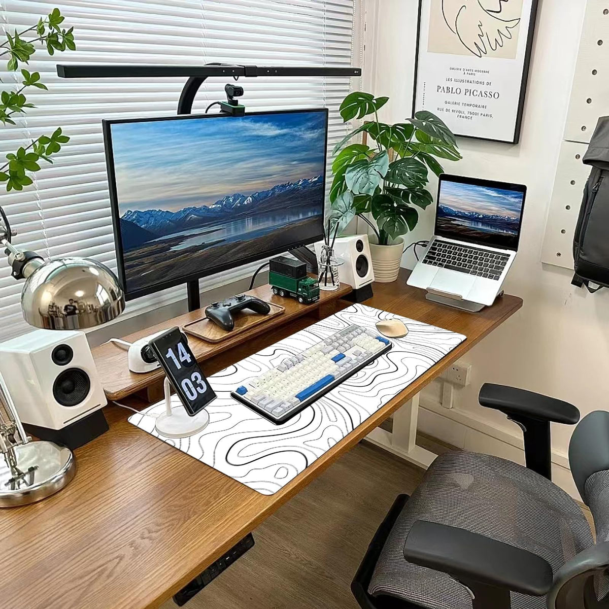 Gaming Mouse Pad Desk Pad XL Large Mouse Mat Keyboard Mat Office Desk Decor AccessoriesKeyboard Mat