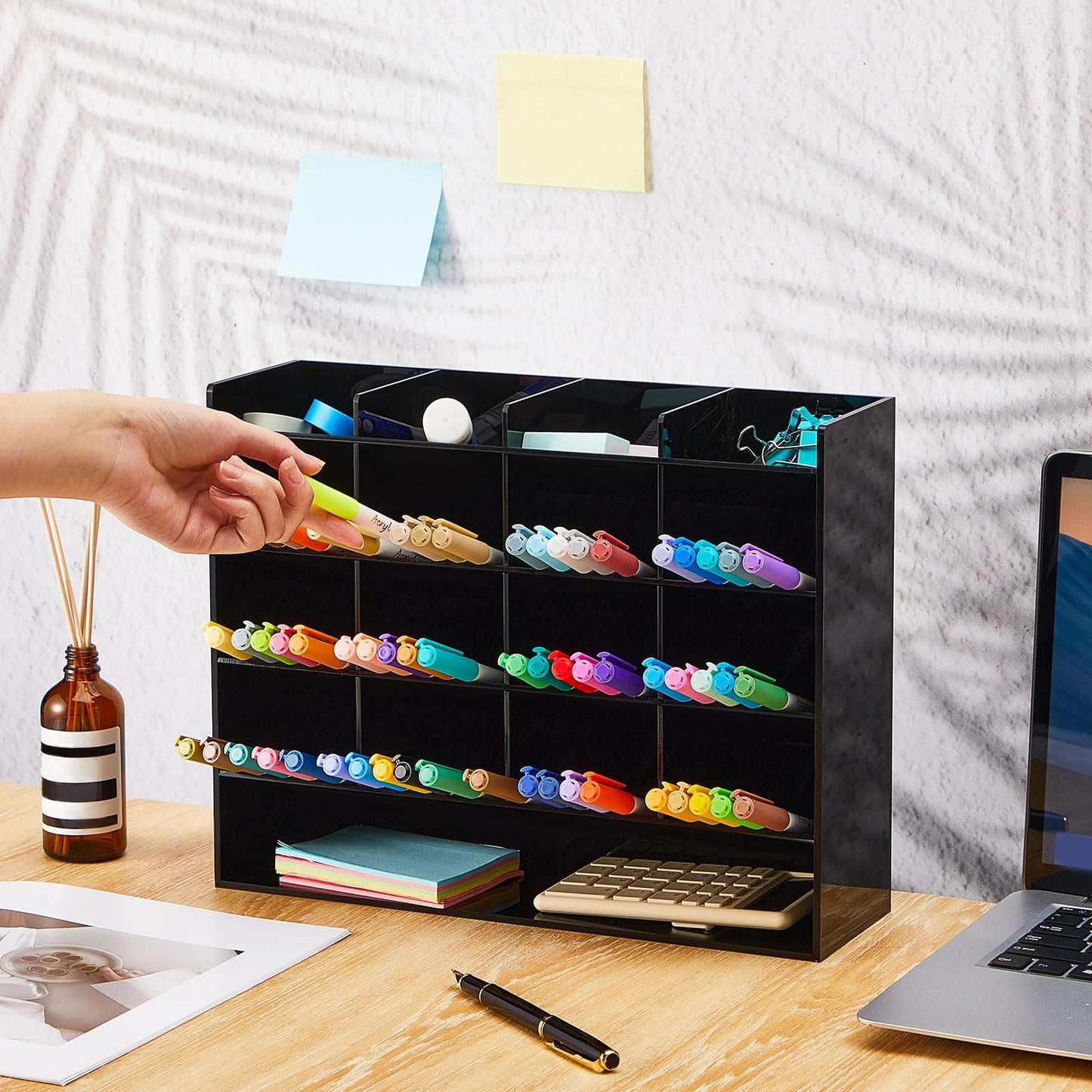 MotiMind Acrylic Pen and Marker Organizer for 200 Markers