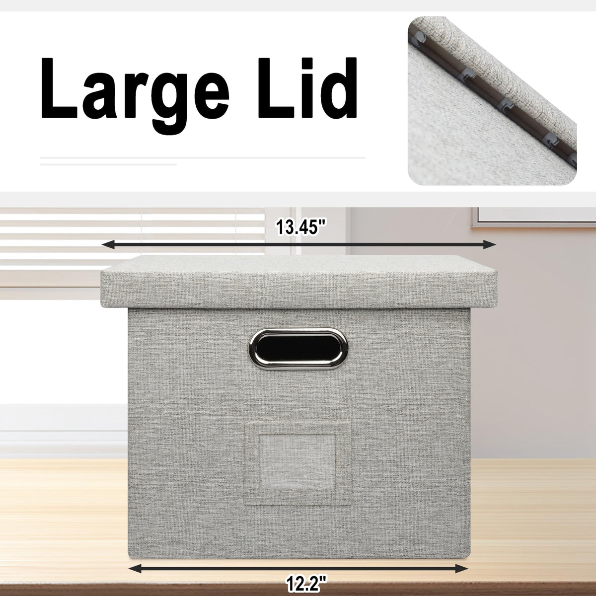 Storage Bins With Lids Office Organization File Folder Organizer Boxes