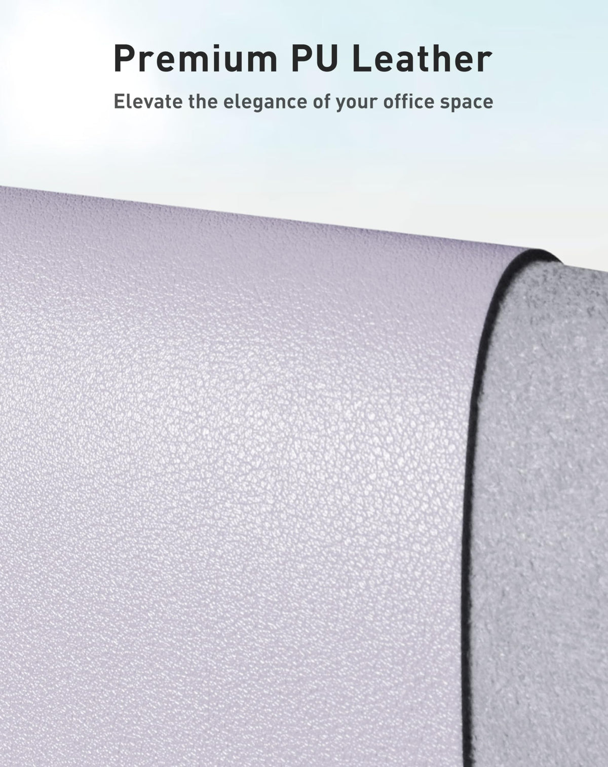 Aothia Faux Leather Desk Mat - Large Mouse Pad, Non-Slip PU Leather Blotter, Waterproof Writing