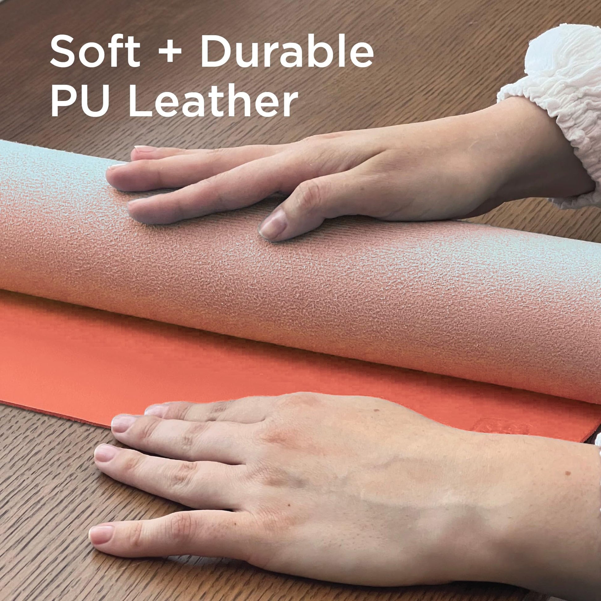 Black+Decker Faux Leather Desk Mat for Keyboard & Mouse