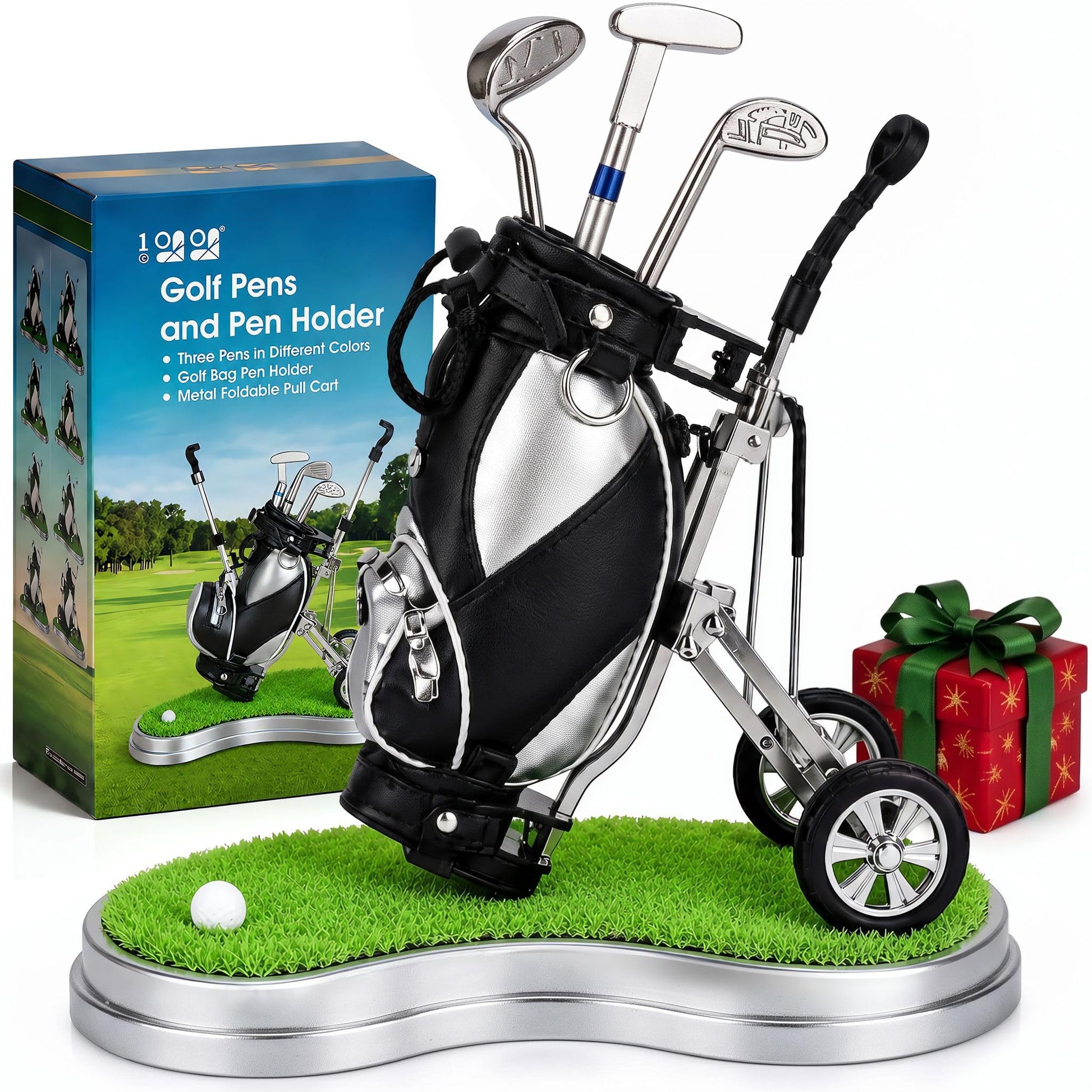 10L0L Golf Pen Holder Golf Club Pens Gift Set Race Souvenirs Unique Gifts for Golfer Fans Coworker