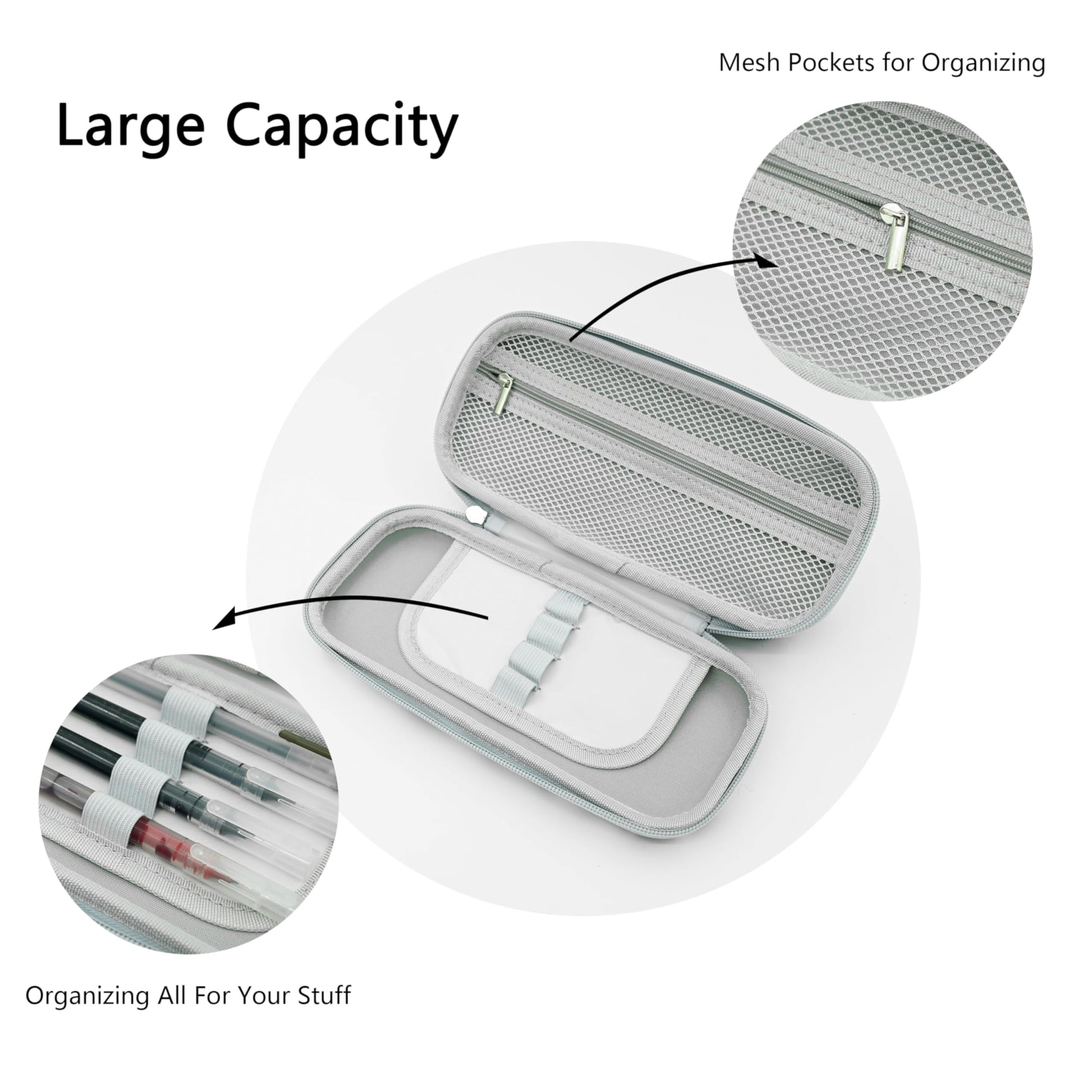 WtallasiSei Game Pencil Case Zip Pencil Box Multi Pouch Holder Desk Organizer For Boys Girls School