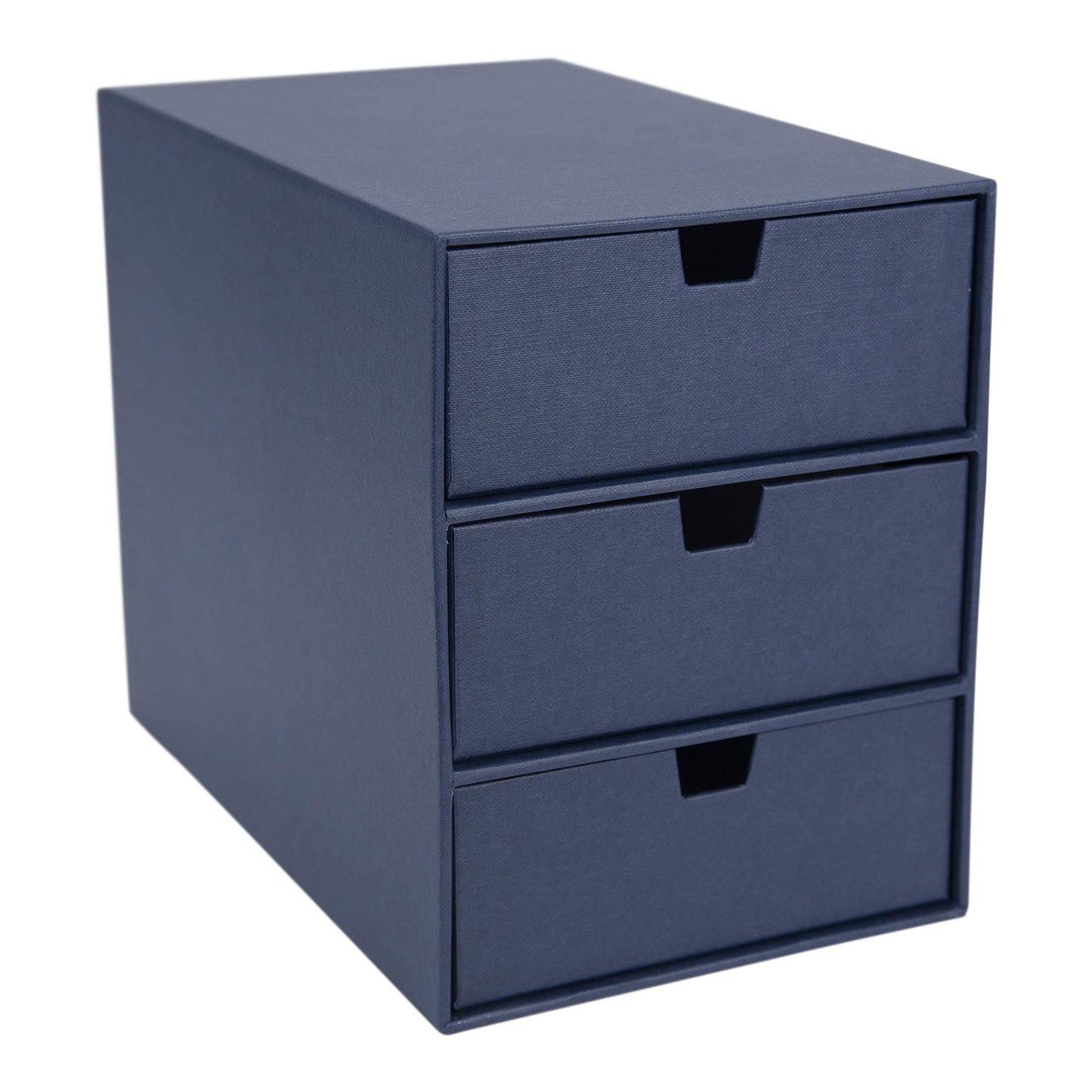 Bigso Box of Sweden Ingrid 3-Drawer Fiberboard Desk Organizer for Office Supplies & Accessories