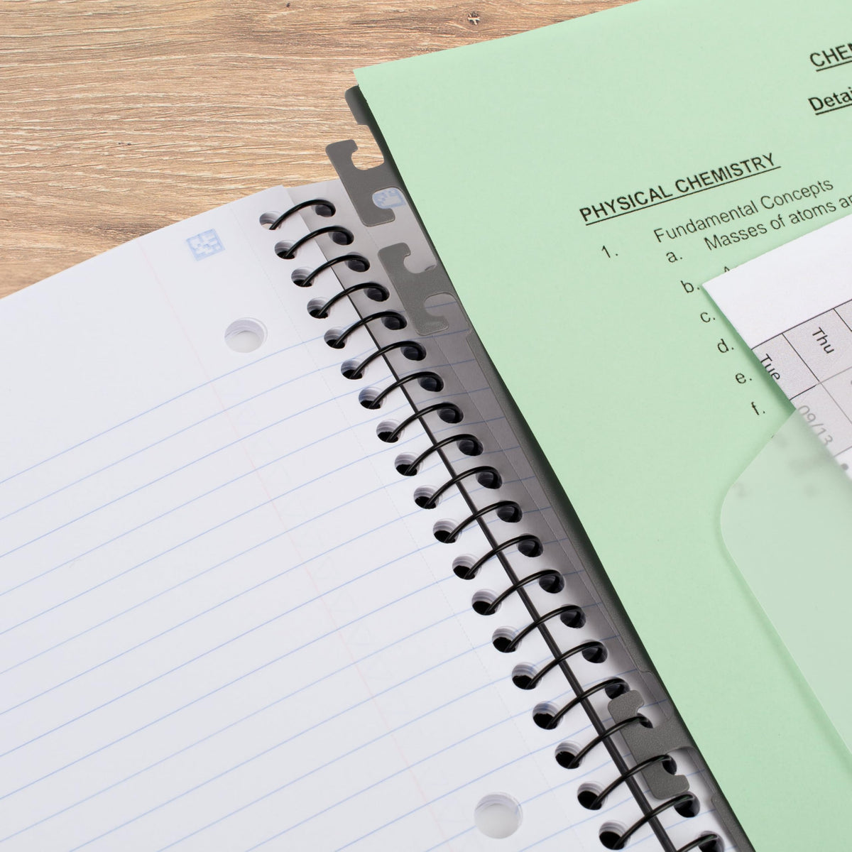 Five Star Advance Spiral Notebook + Study App, 5 Subject, College Ruled Paper, 8-1/2" x 11", 200