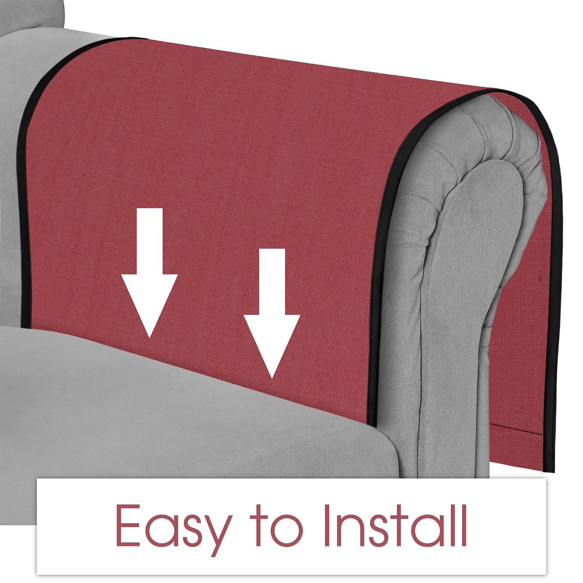 Joywell Remote Control Holder Armchair Caddy Armrest Organizer Spiced Coral