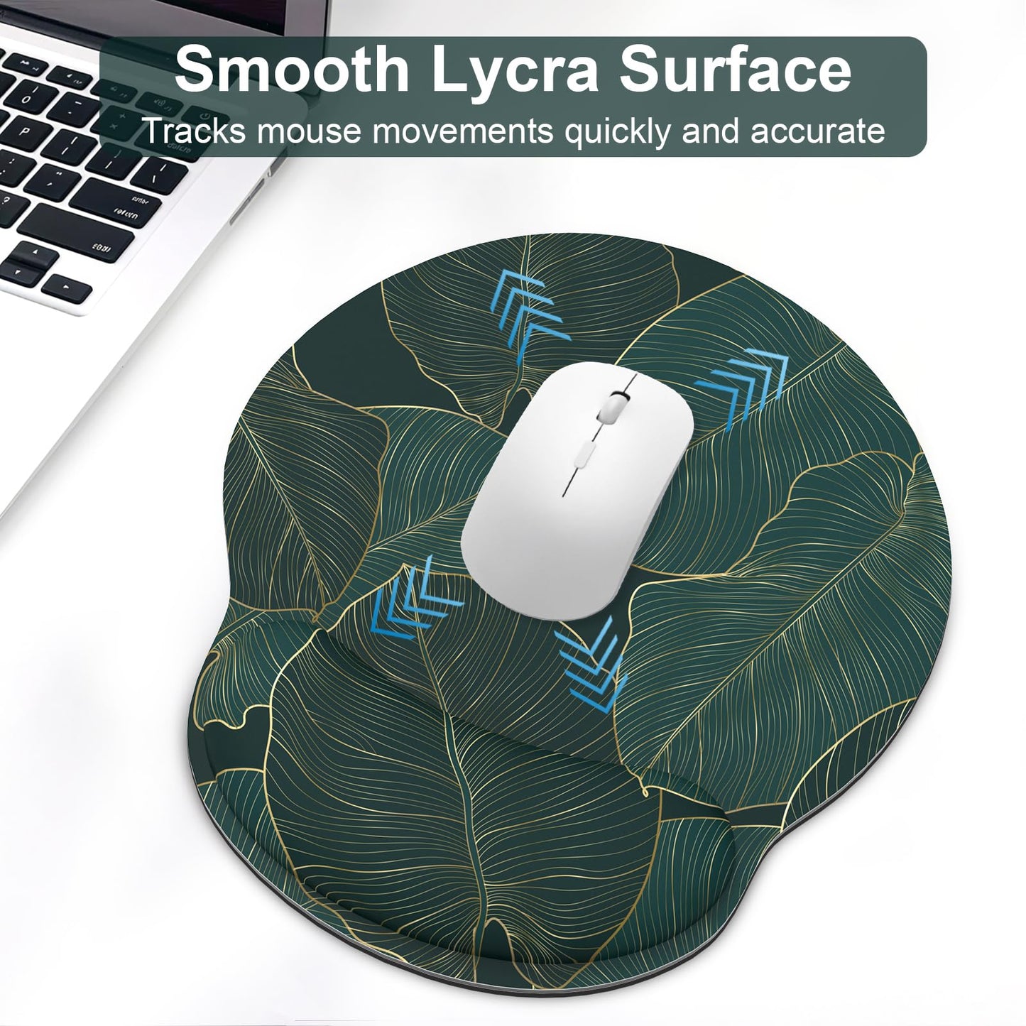 Ergonomic Mouse Pad with Wrist Rest and Keyboard Wrist Rest, Mousepad