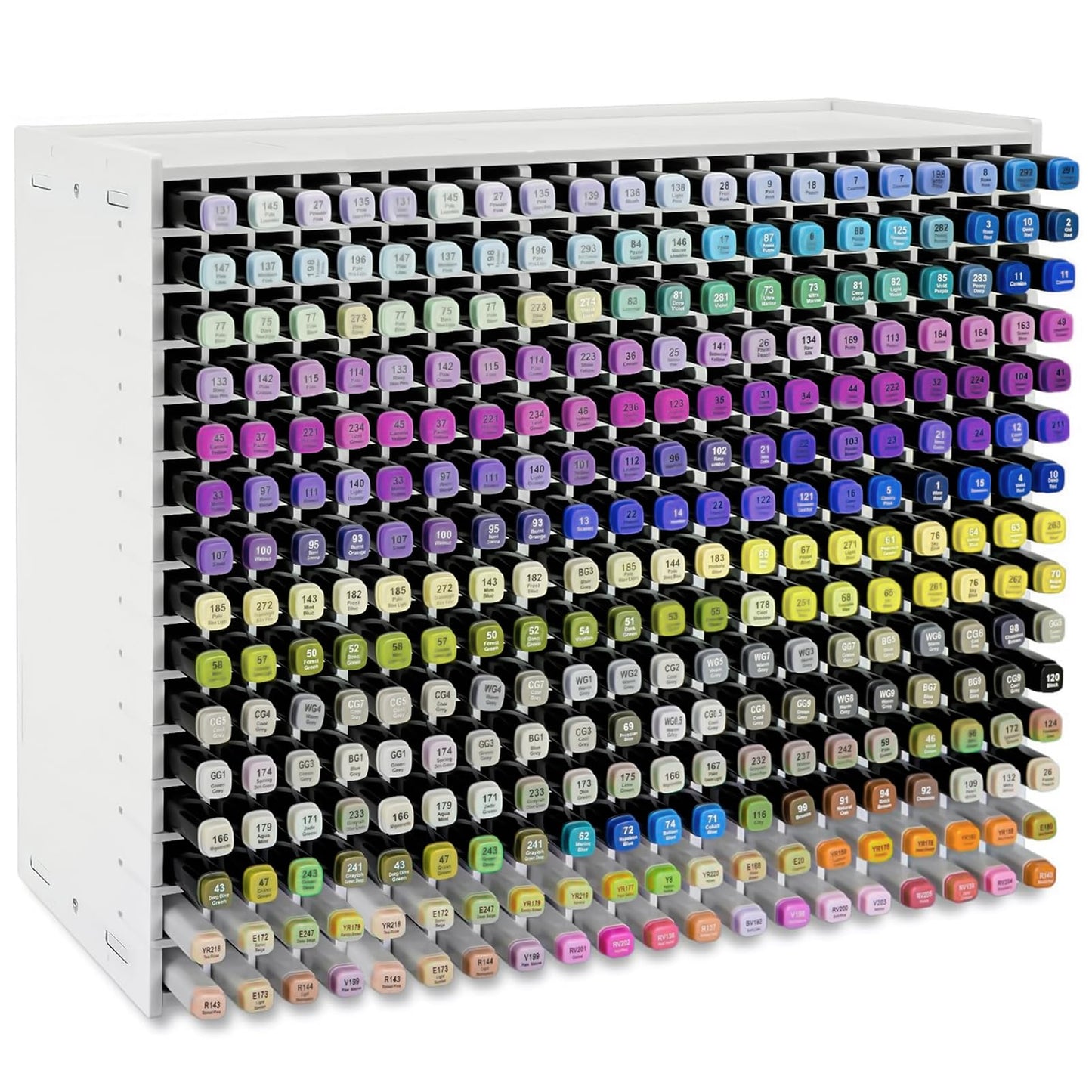Yrangee Marker Organizer,300 Slots Marker Storage Organizer with Divider