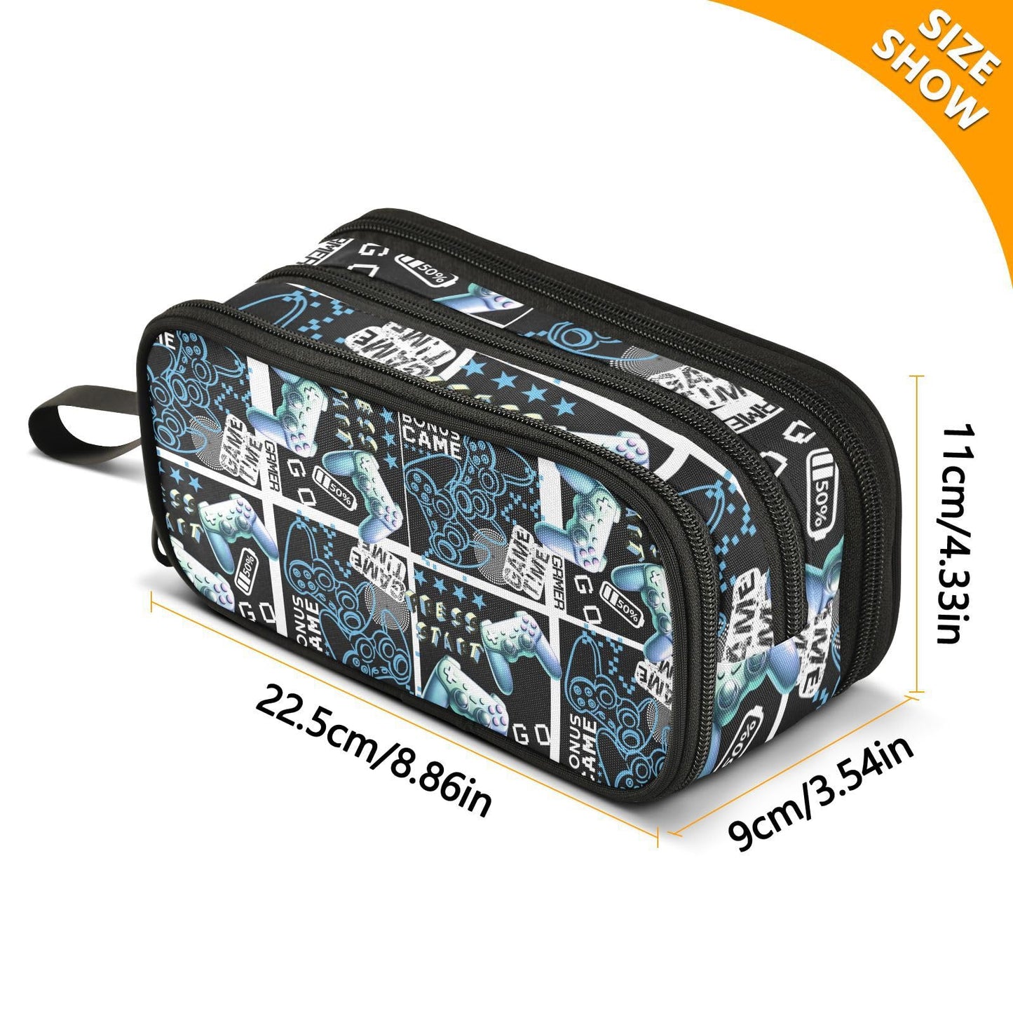 XUWU Games Large Capacity Pencil Case Pencil Pouch Pen Box