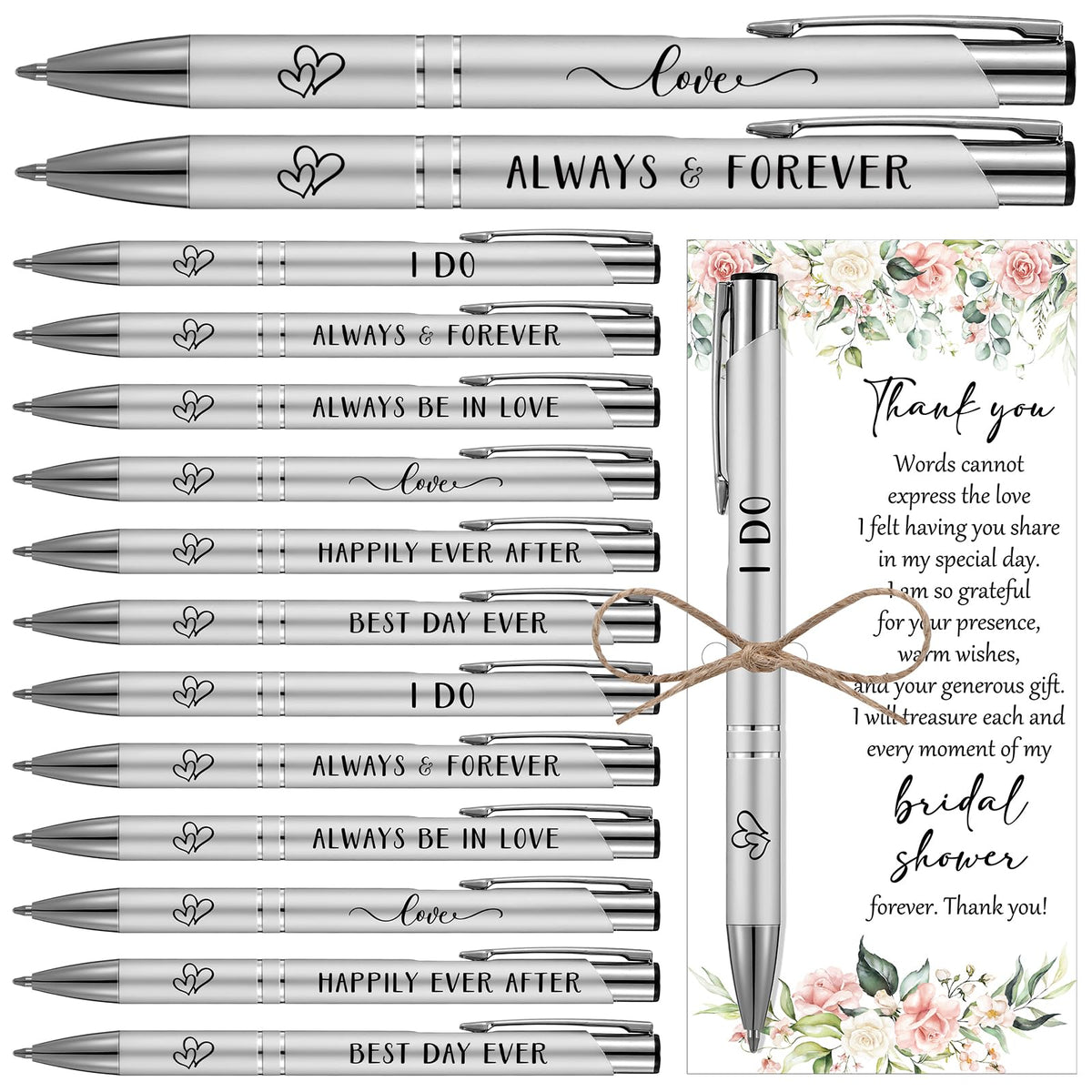 Chiisong 50 Sets Bridal Shower Favors for Guests, Floral