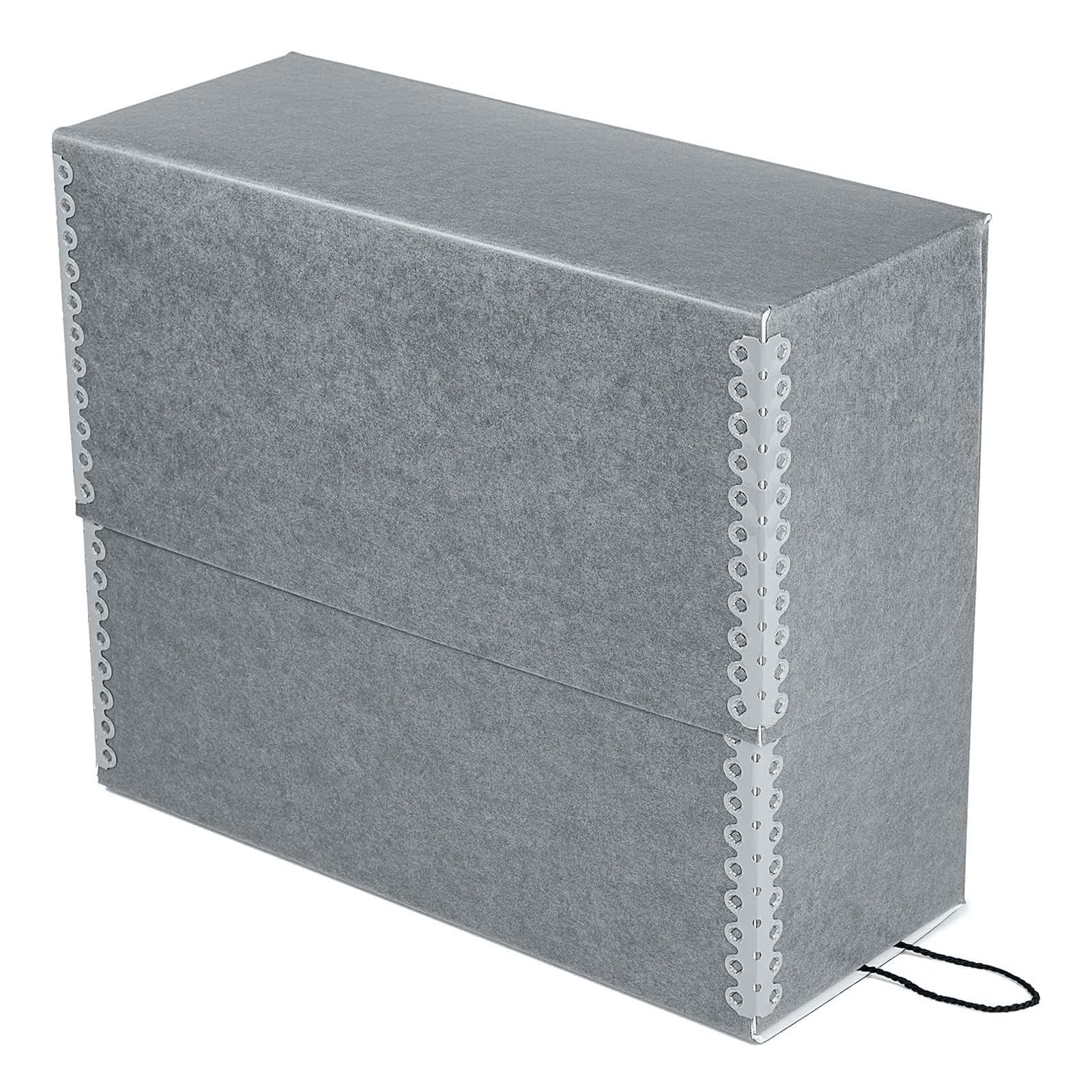 Lineco Archival Document Storage Box, Gray, 15.5" x 12.5" x 5"