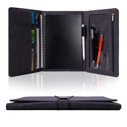 Folio Cover Compatible with Rocketbook Everlast Fusion, Cloth Fabric, Multi Organizer Men & Women