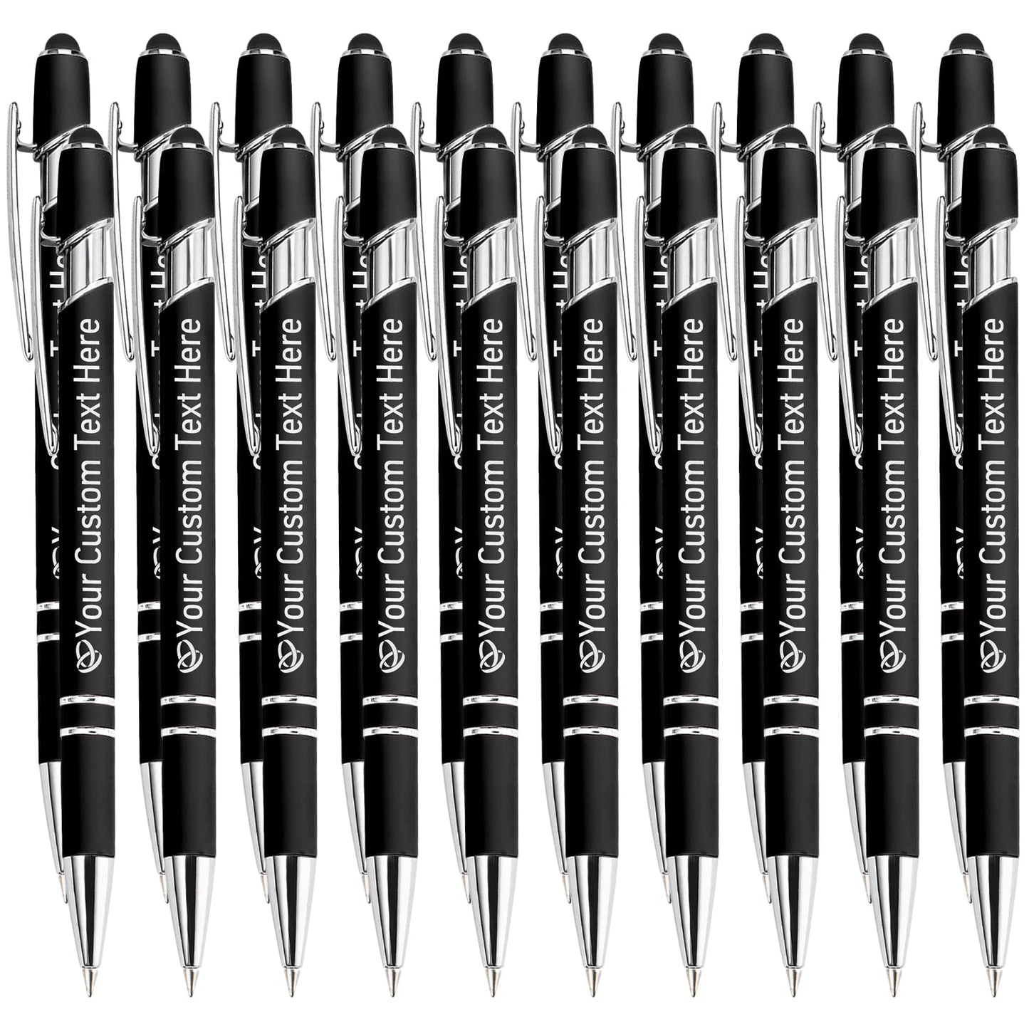 STREADVE Personalized Custom Pens with Name Engraved Logo Text Pen, Pack of 20 Customized Smooth