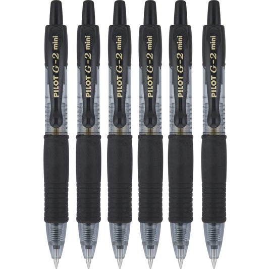 Pilot G2 Pixie Black Pilot G2 Pixie Rollerball Pen 0.7mm Nib Tip 0.39mm Line Width Mini Gel Ink