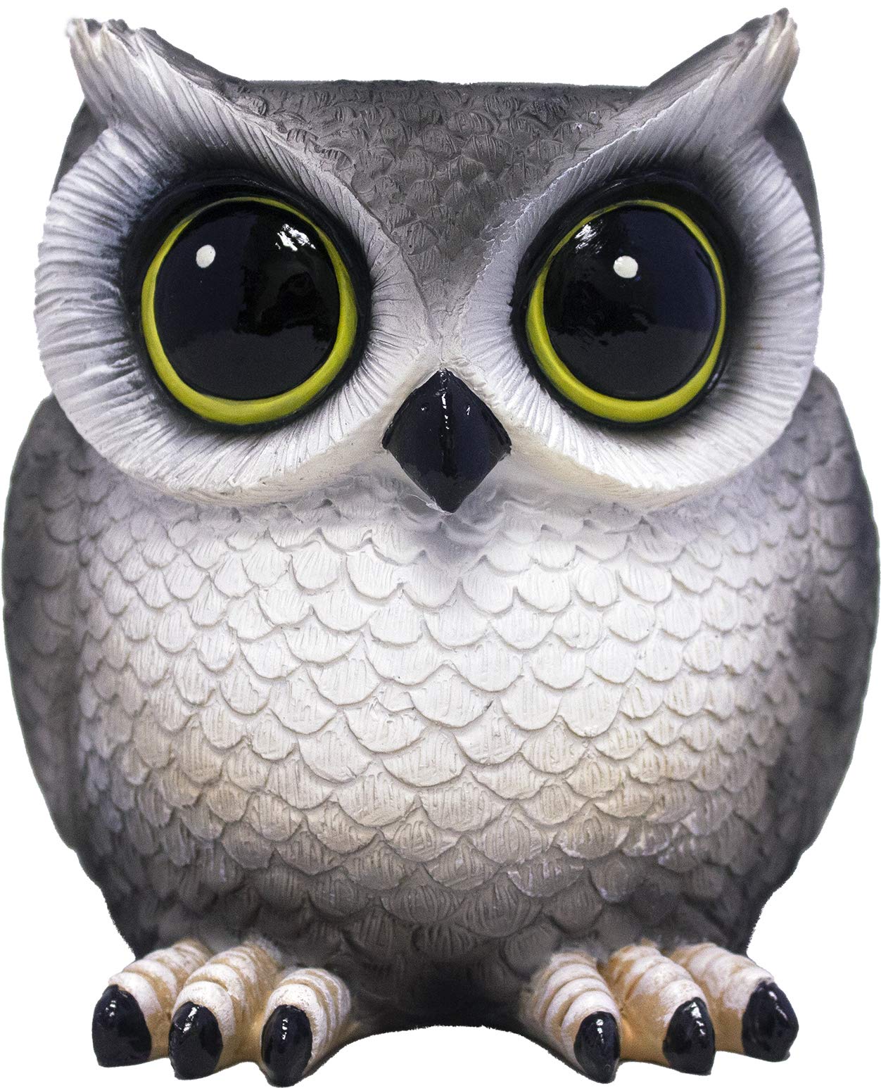 DWK Grey Owl Makeup Brush Holder Organizer Caddy | Handmade Bath Products and Makeup Organizer for