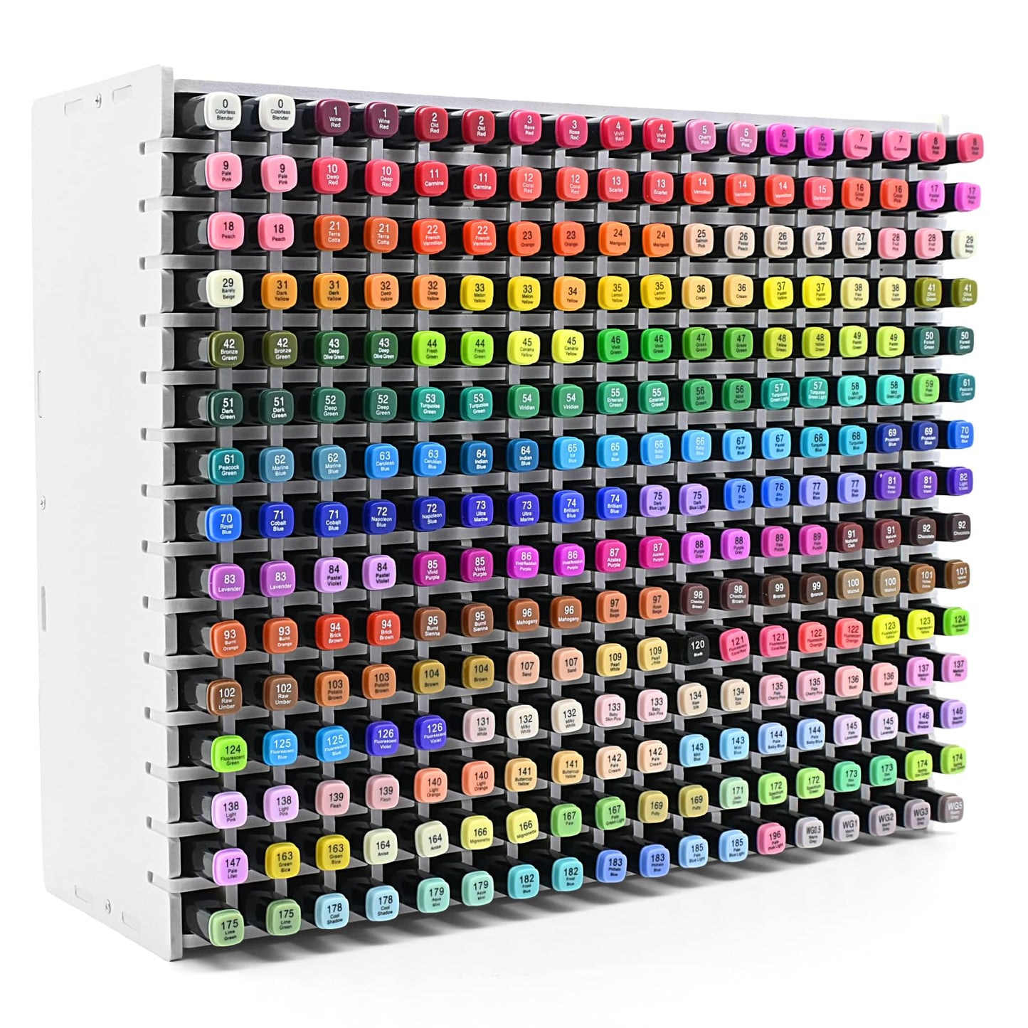 LOSADY Marker Organizer, 270-Slot Marker Holder with Adjustable Dividers