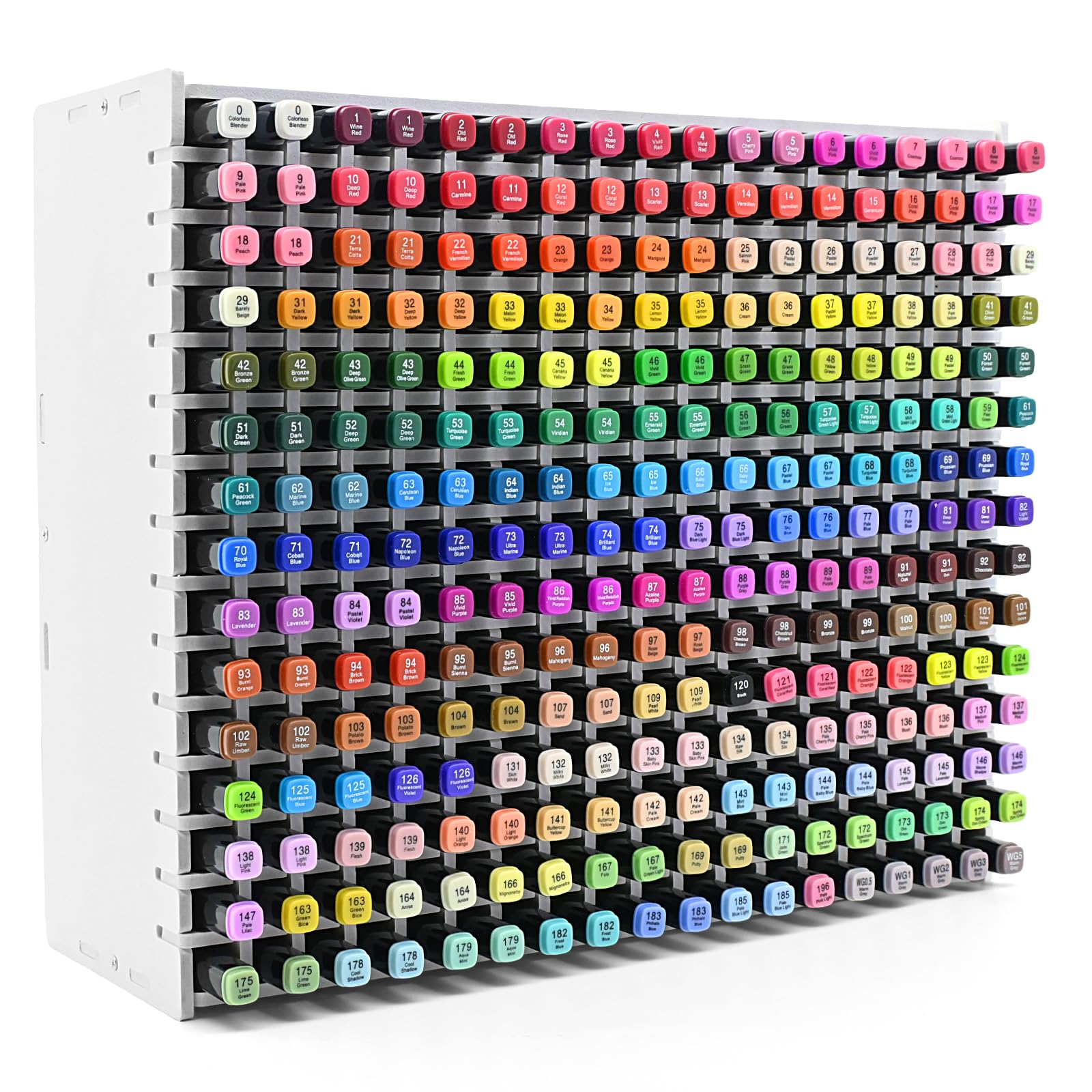 LOSADY Marker Organizer, 270-Slot Marker Holder with Adjustable Dividers