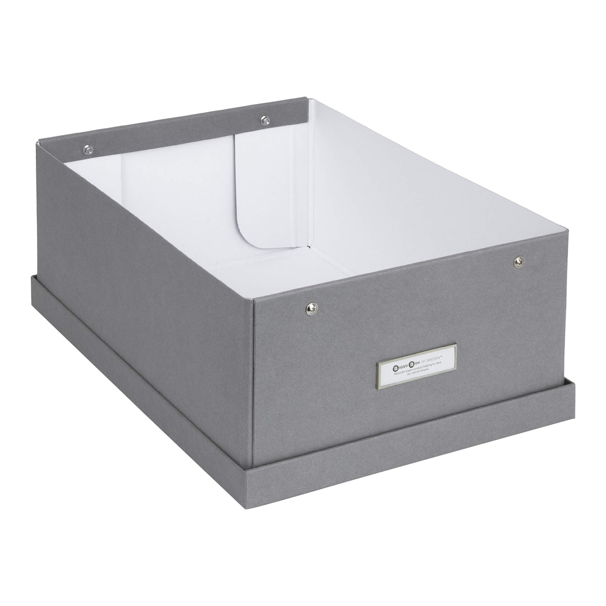 Bigso Box of Sweden Katia Collapsible Storage Box with Labelframe for Easy Identification - Simple