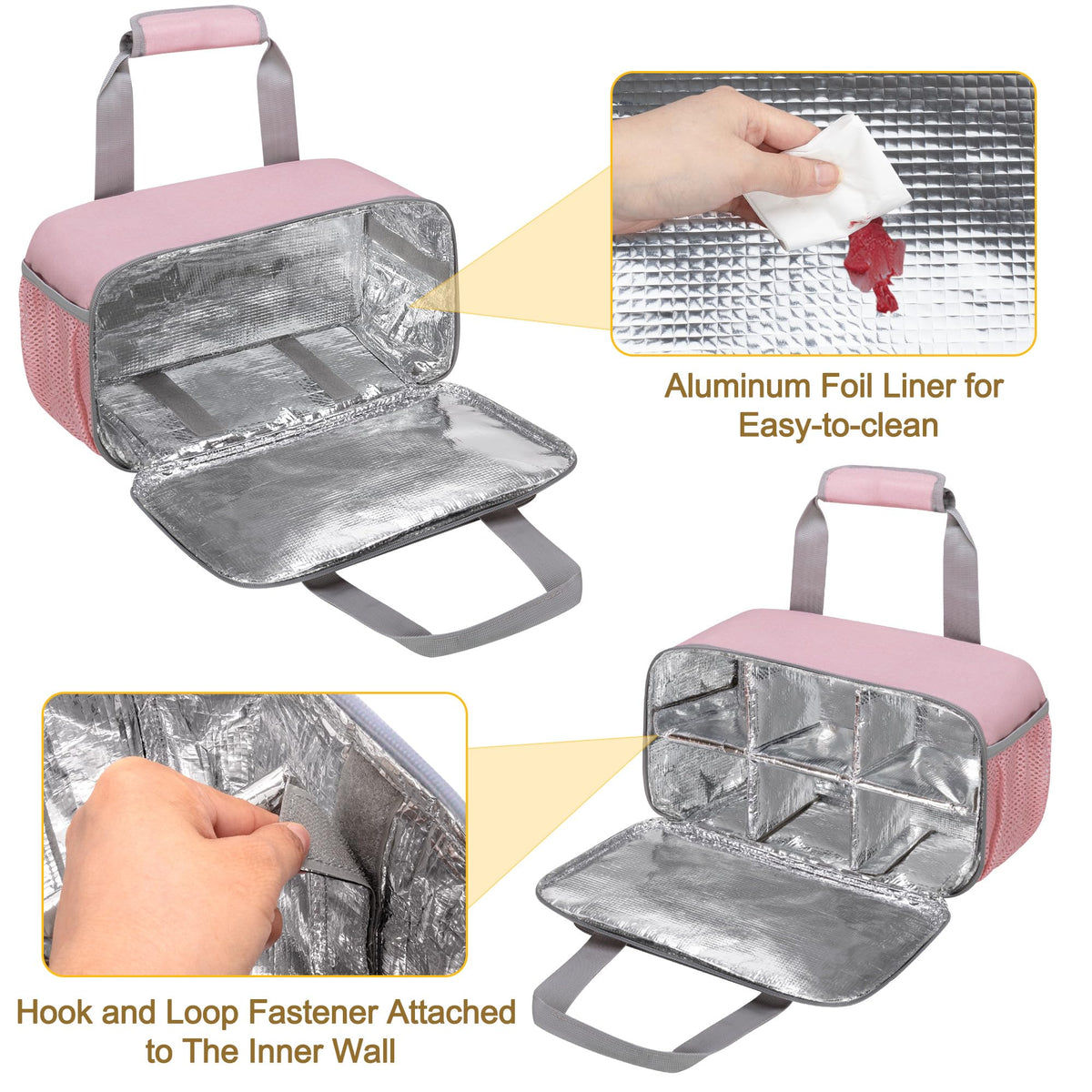 Case Organizer for up to 216 Markers, Large Mark Bag With Carrying Handle
