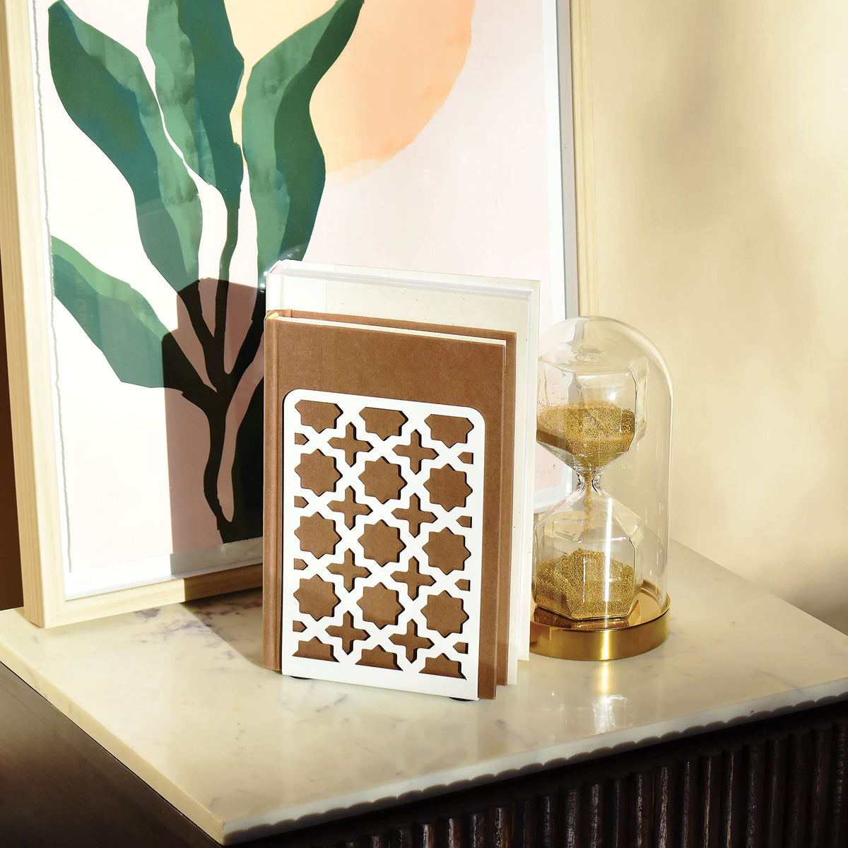 CNK Book Ends Bookends for Decorative Books Holder Bookend Shelves End Hold Heavy Duty Holders