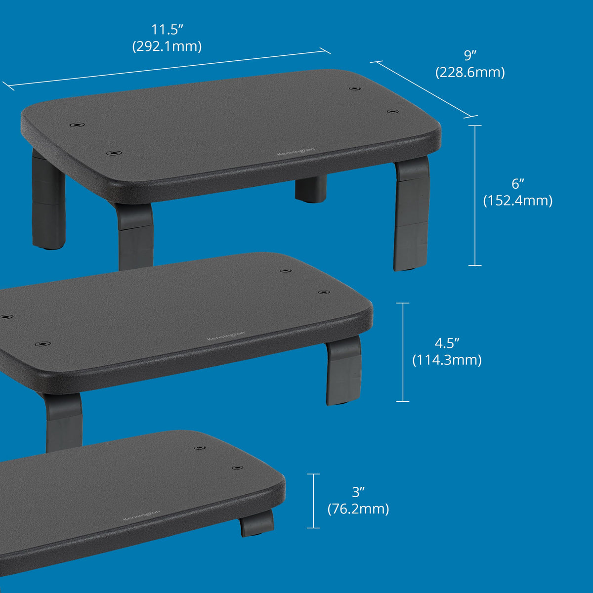 Kensington SmartFit Monitor Stand (K52785WW) Black