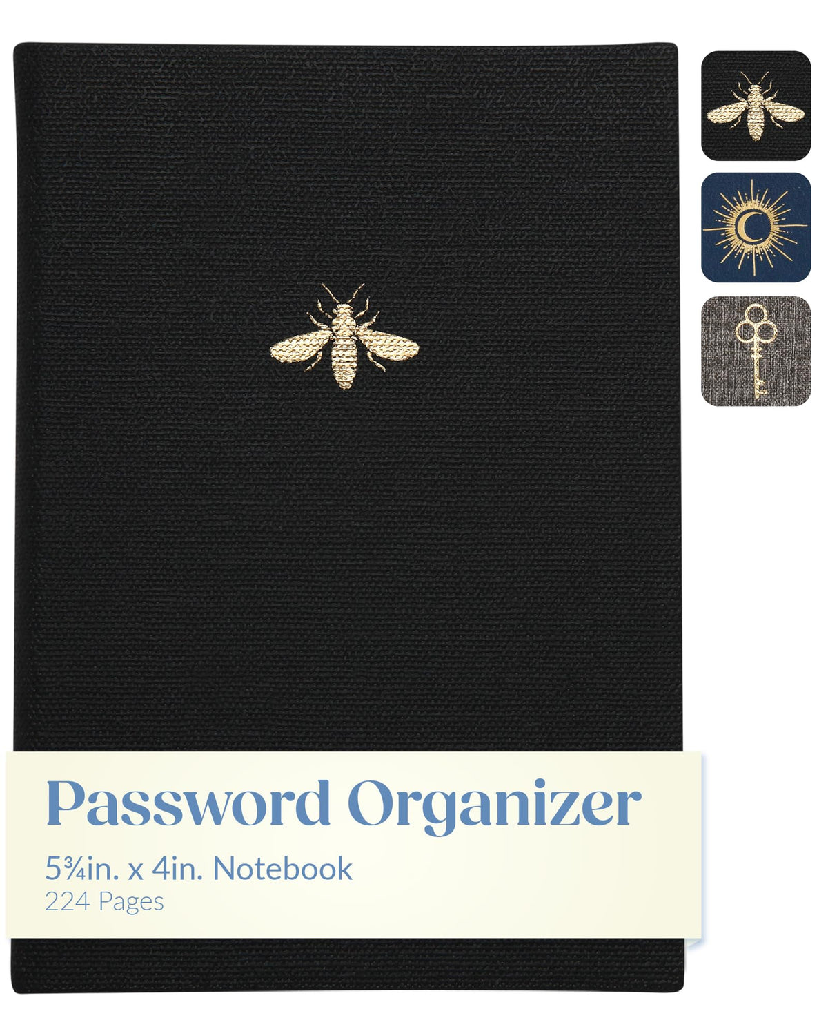 Eccolo Password Keeper Book with Alphabetical Tabs Hardcover Organizer