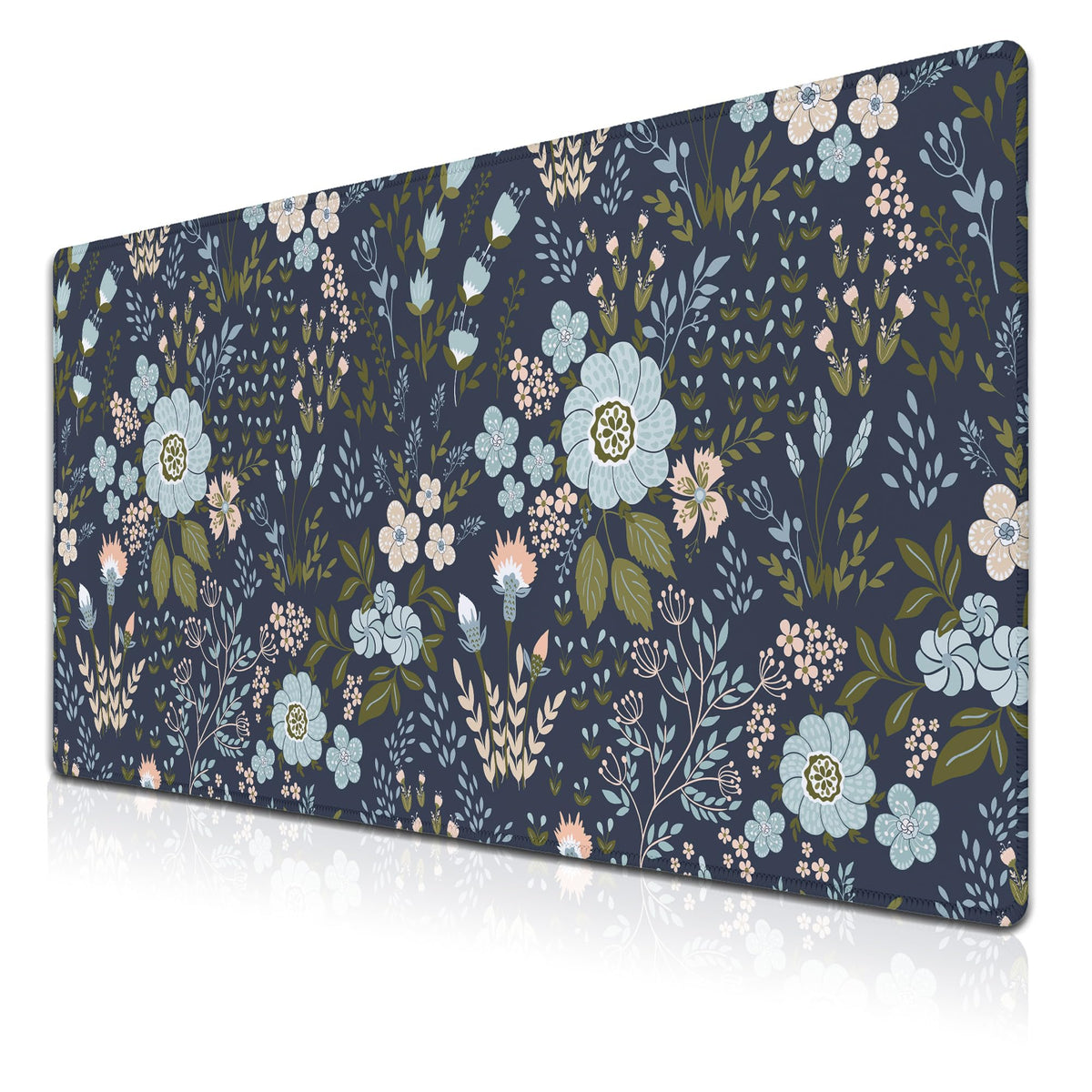 Samgula Office Desk Pads Floral Pattern Jumbo Mouse Pad Gaming Mousepad Large Mouse Pads The Desk