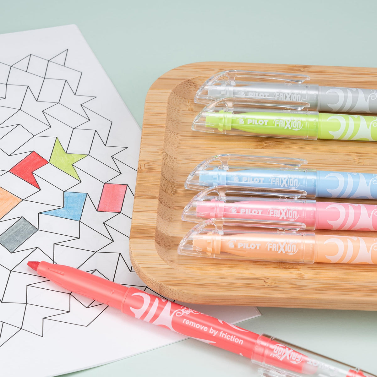 PILOT FriXion Light Pastel, Pack of 36, Assorted Aesthetic Highlighters