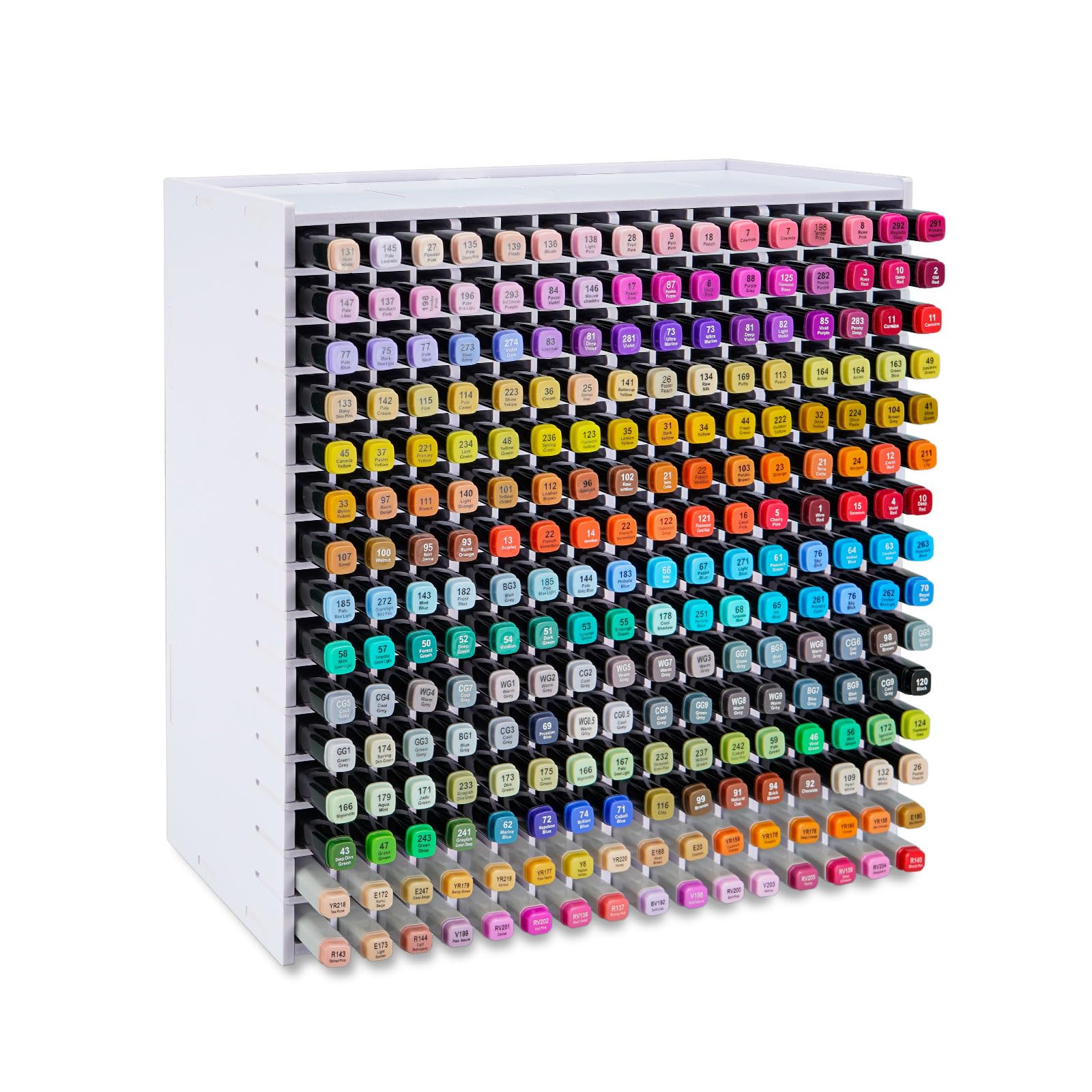 SANFURNEY Marker Pen Organizer Holder for 240 Markers