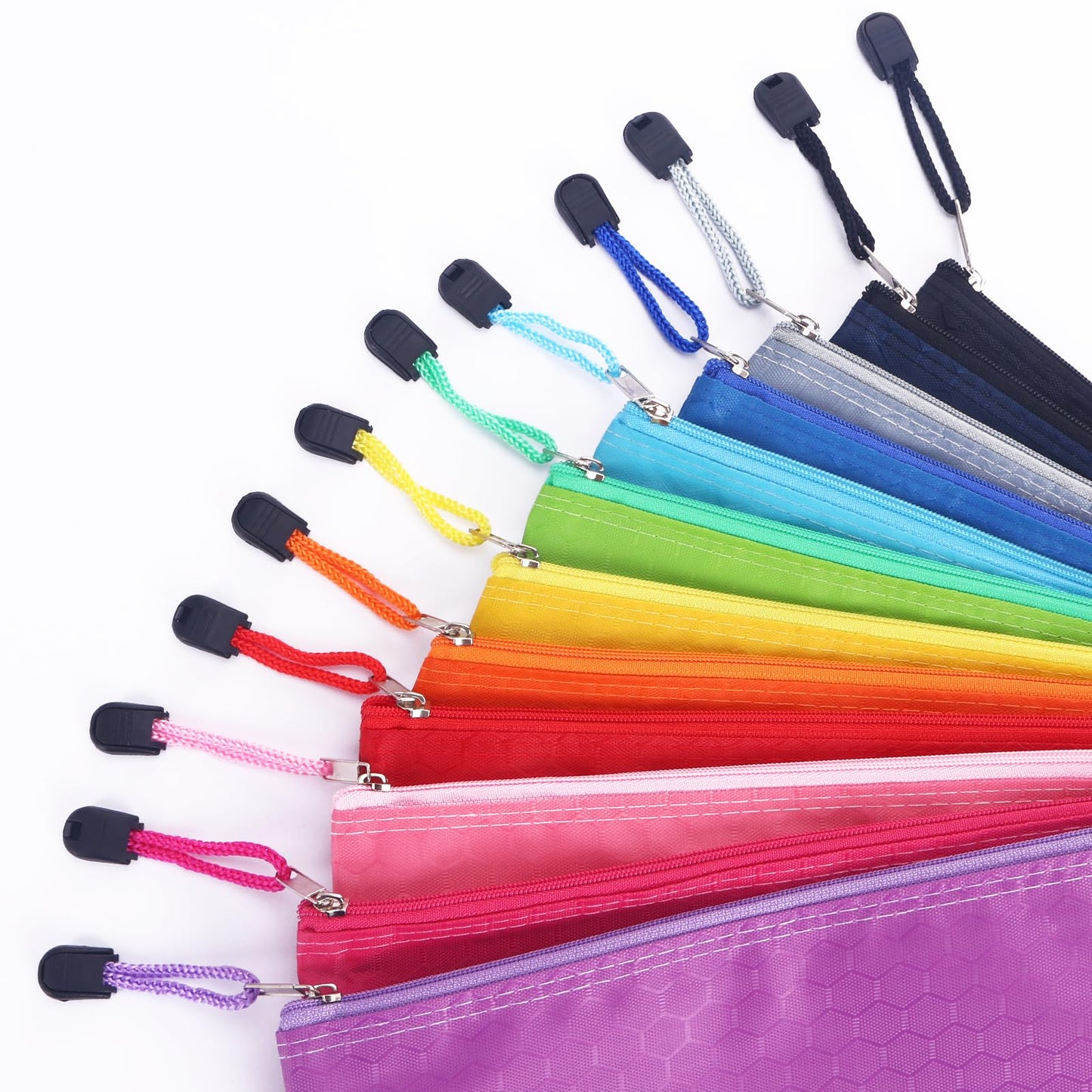 LABUK 29pcs Zipper, Small Zipper, Waterproof, for Travel Cosmetics 12 Colors