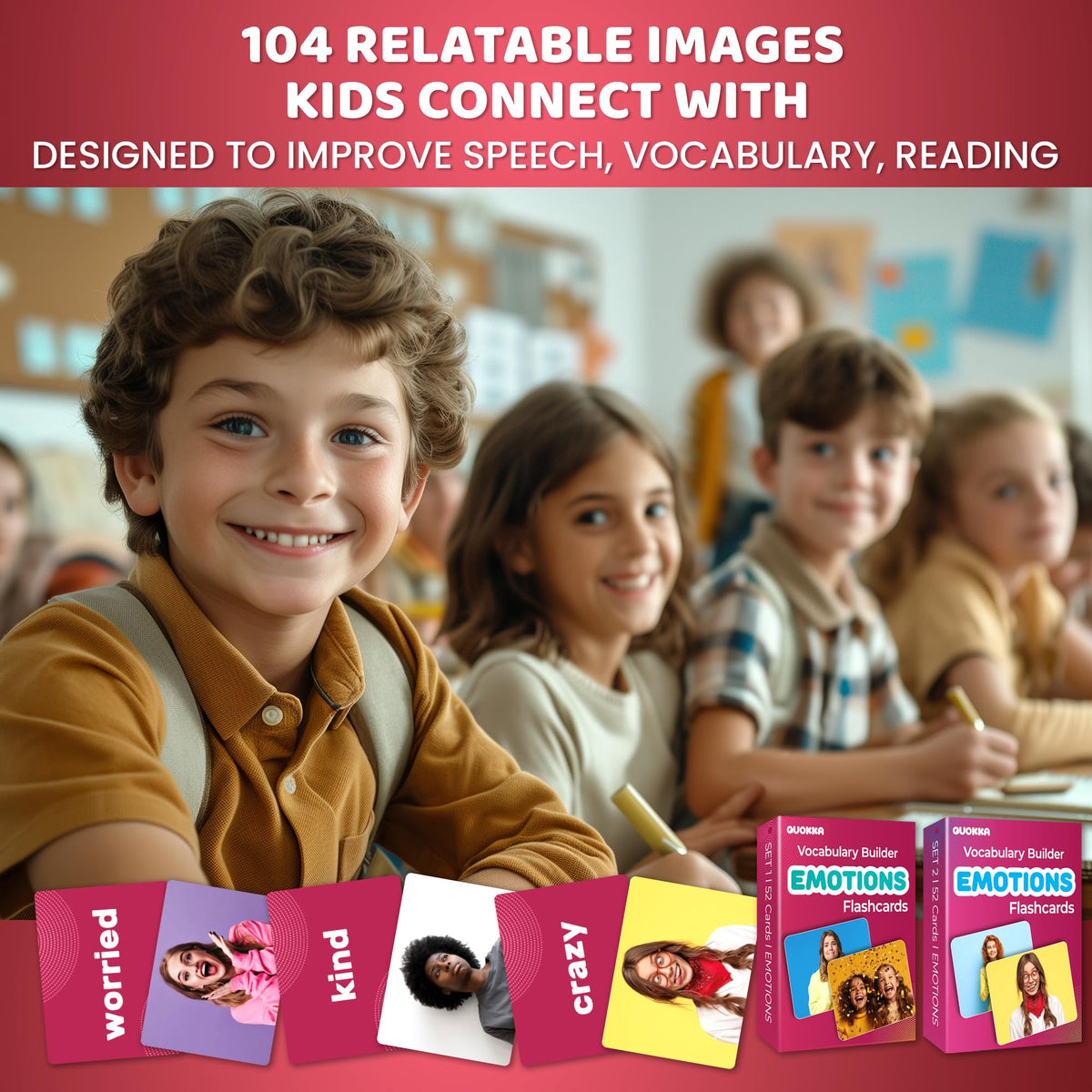 Vocabulary Builder Flash Cards for Kids Ages 4-8 — Speech Therapy Materials