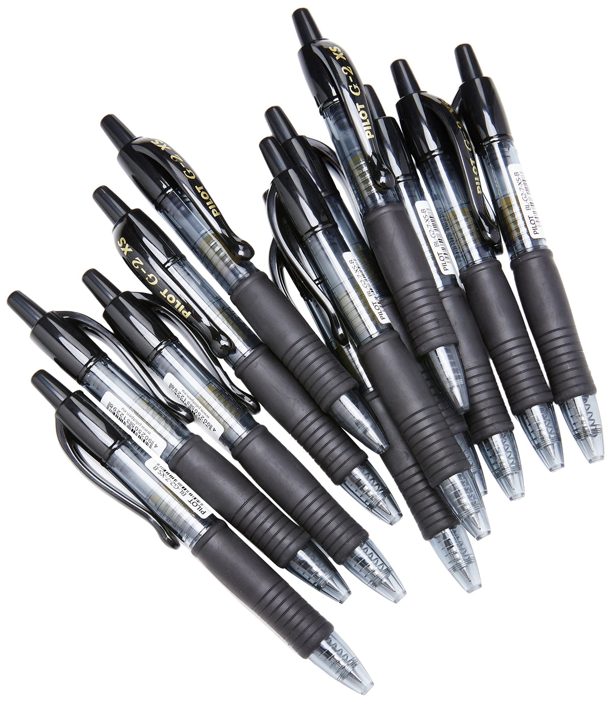 Pilot G2 Pixie 0.7mm Mini Gel Ink Retractable Rollerball Pen (Pack of 12) - Black