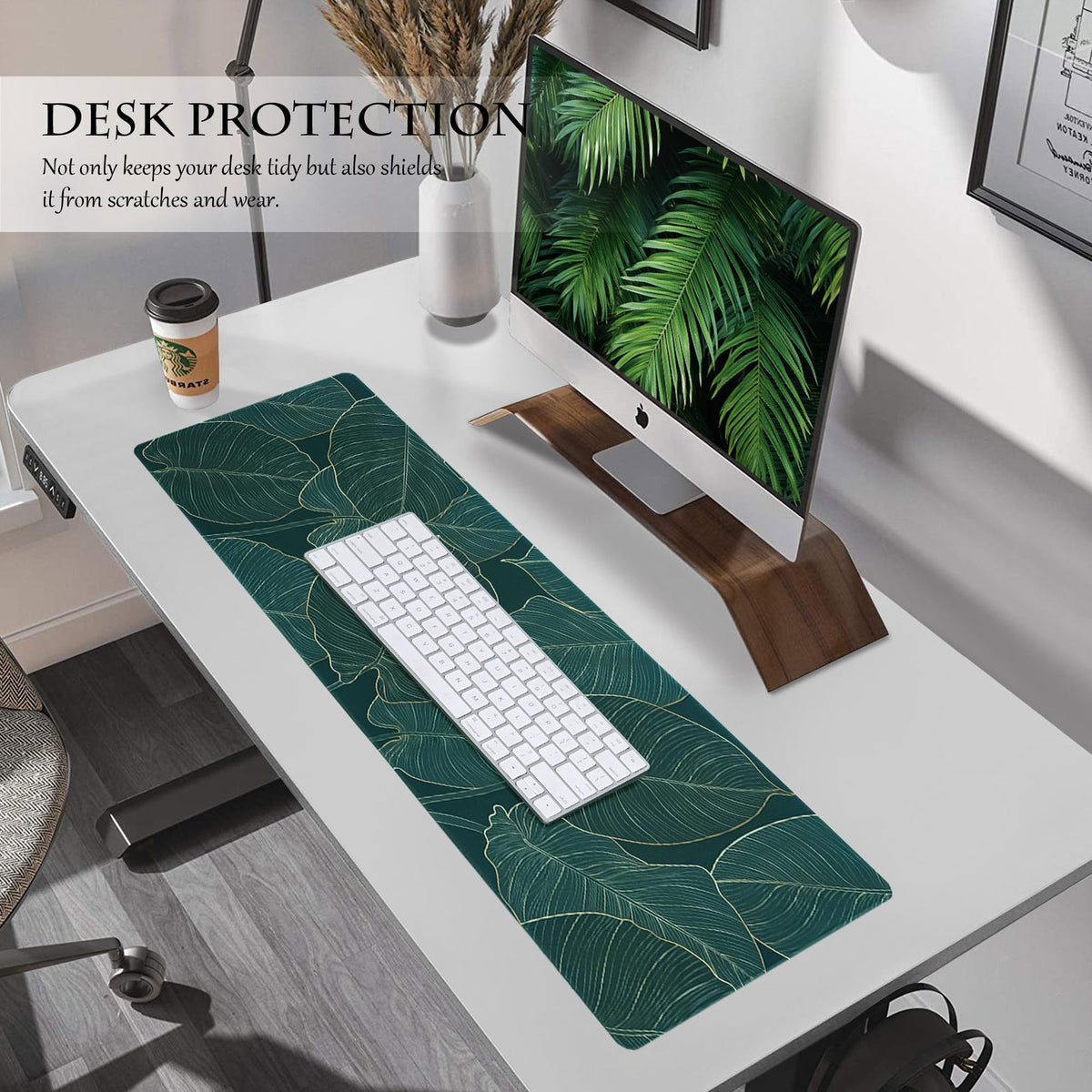 ALOANES Waterproof Gaming Mousepad Large Mouse Mat Non-Slip Rubber Base