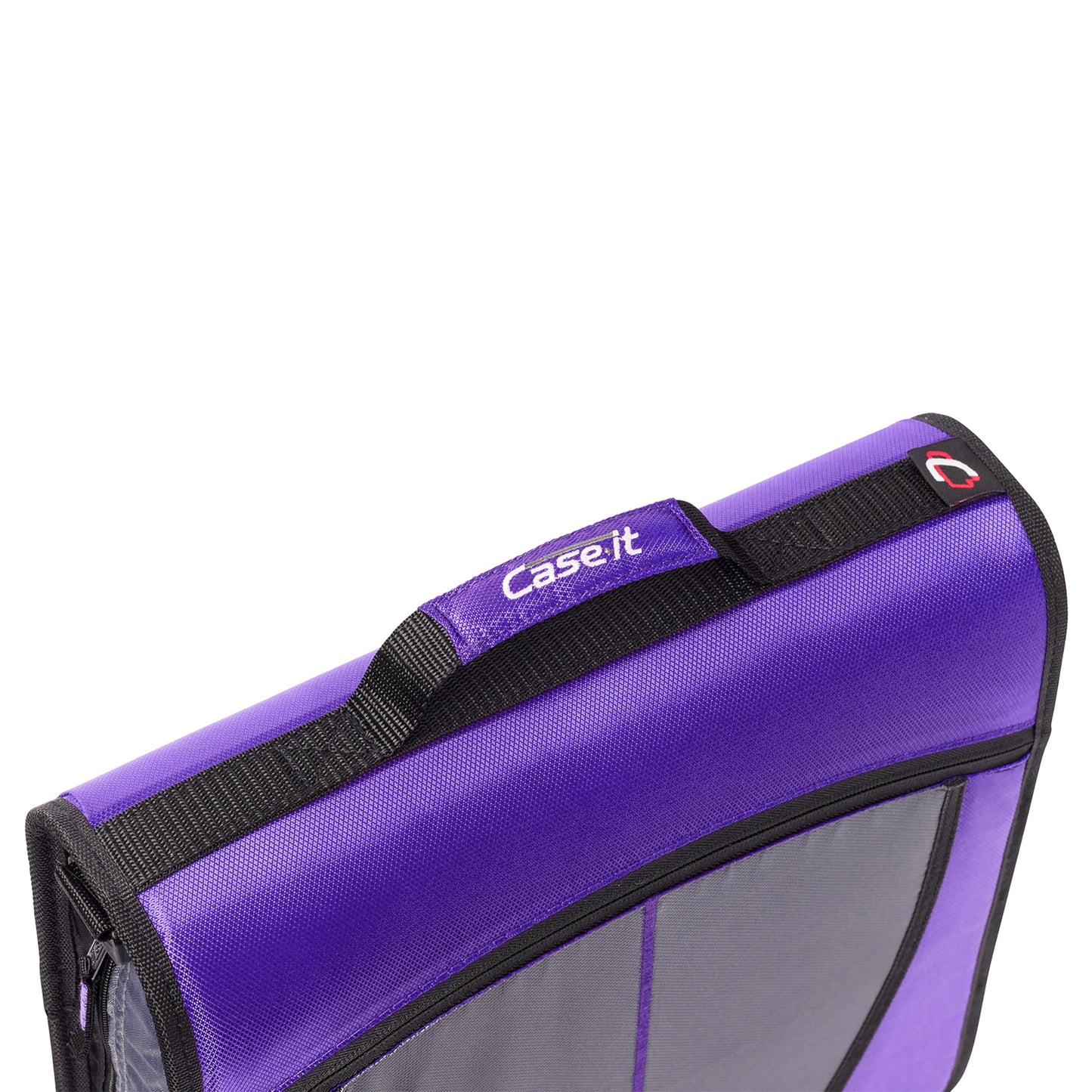 Case-it School Zipper Binder | 3" O-Rings | 600-Sheet | D-146 Purple Haze