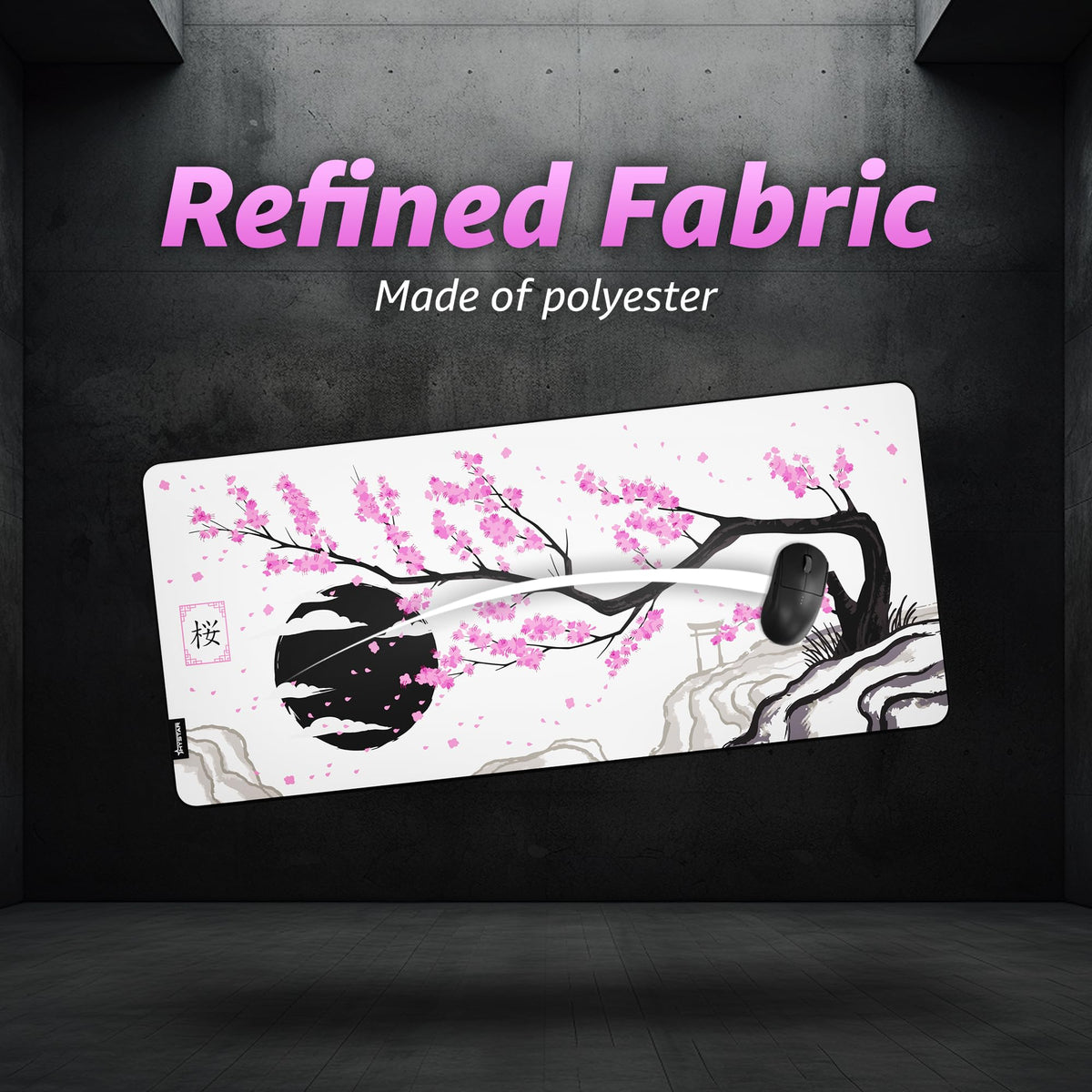 Hystar® Extended Gaming Mouse Pad | XXL 36" x 16" | 5mm Thick, Waterproof Surface, Smooth Polyester