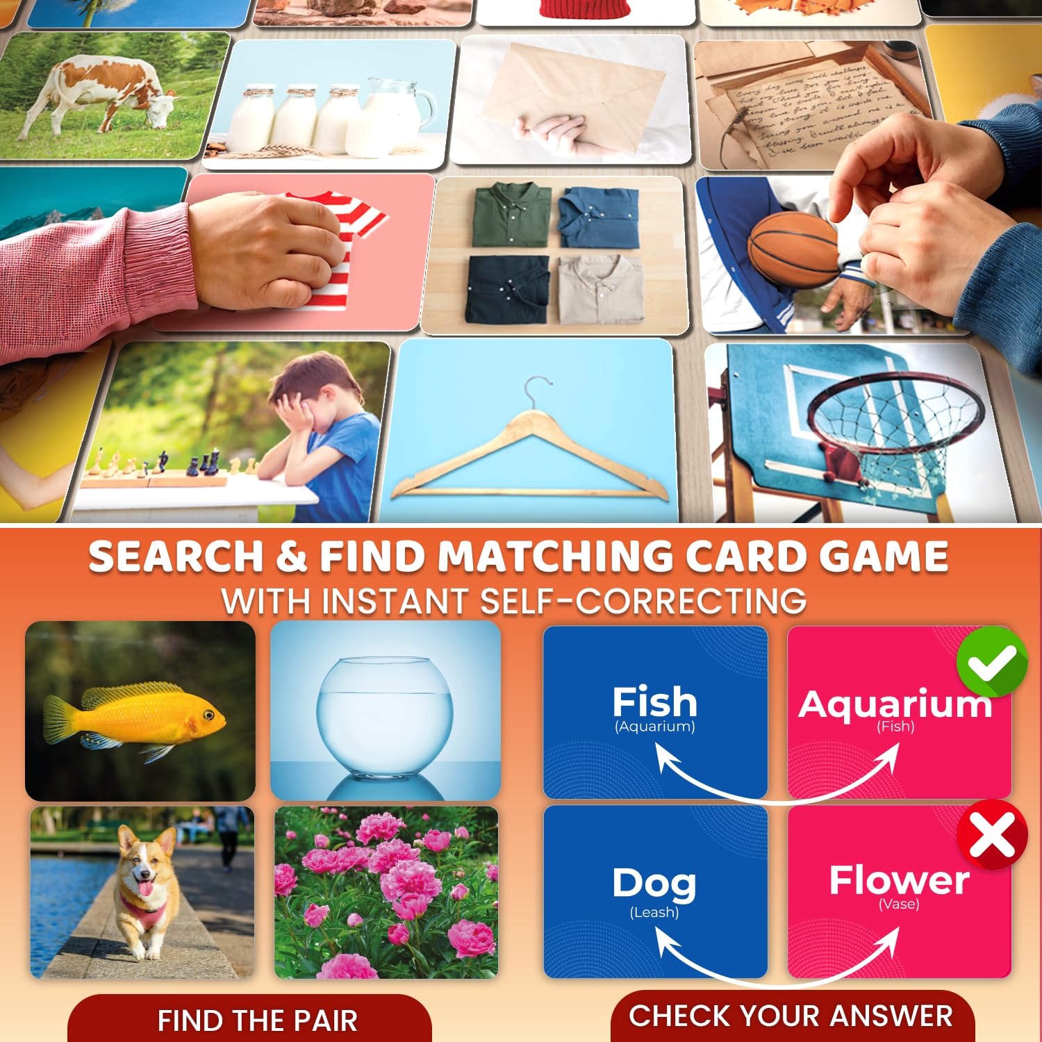 Vocabulary Builder Flash Cards for Kids Ages 4-8 — Speech Therapy Materials