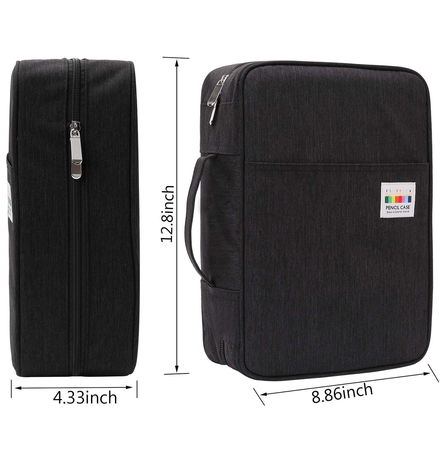 AYVANBER Big Capacity Colored Pencil Case Organizer 304 Slots Pen Holder Waterproof Storage Pouch