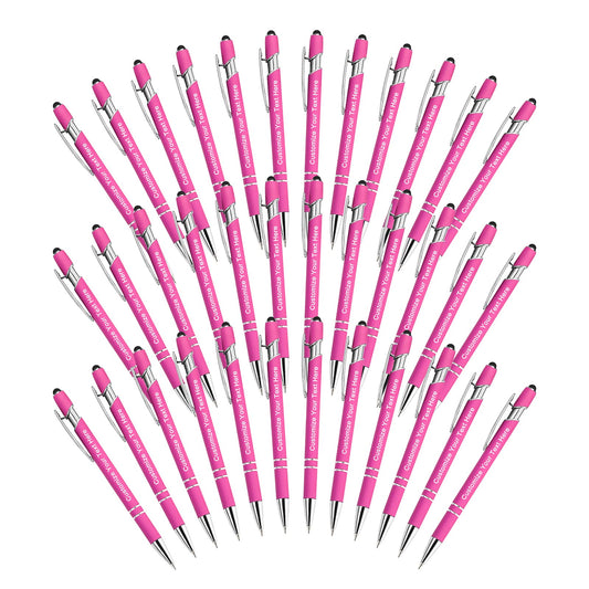 Qingxily Up to 300 Pcs Custom Pens Bulk,Personalized Pens with Free Engraving,Customized Stylus