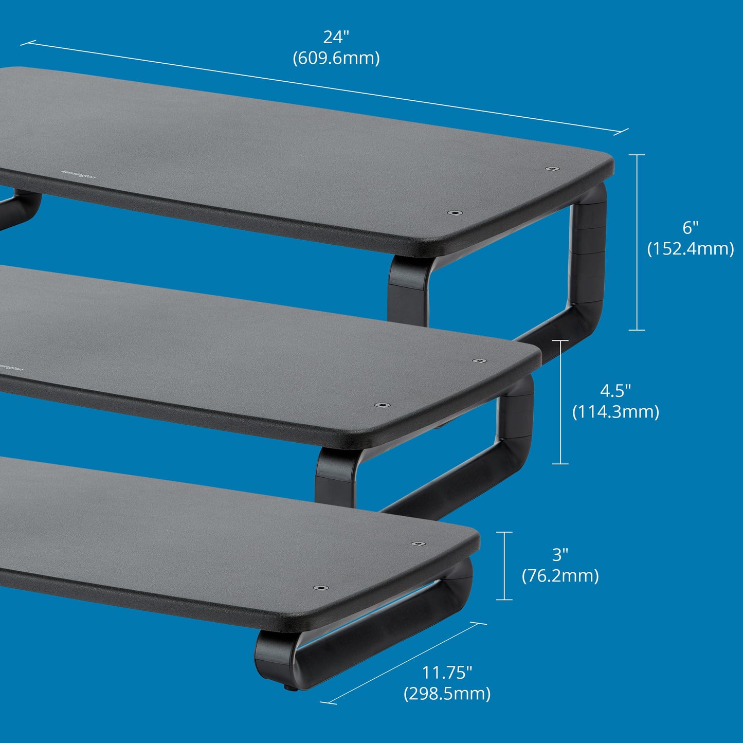 Kensington SmartFit Extra Wide Monitor Stand (K52797WW) Black