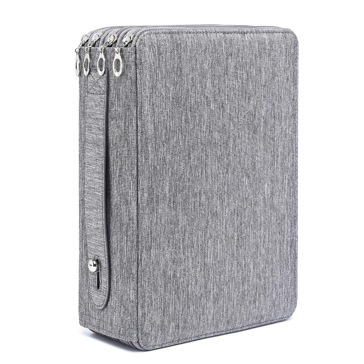 YOUNGCOL 200 Slots Colored Pencil Case - Deluxe Oxford Fabric Pencil Organizer Holder With Zipper