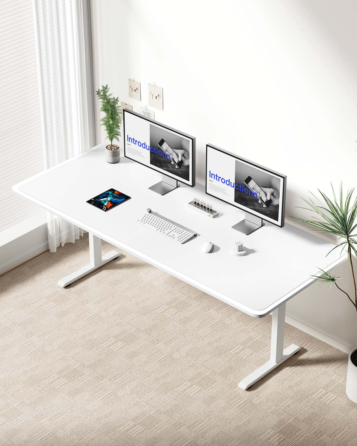 YSAGi Leather Desk Protector, Office Mat, Large Mouse Mat, Non-Slip PU Leather Blotter, Laptop Desk
