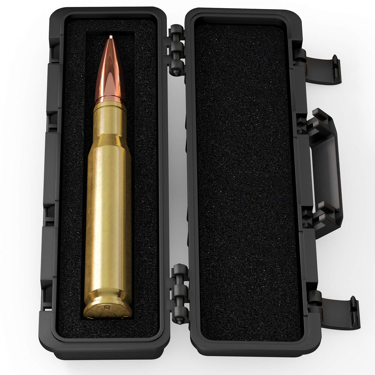 50 BMG Real Bullet Pen – Brass Casing Refillable Gun & Rifle Pen for Men & Dads, Tactical Gift Box