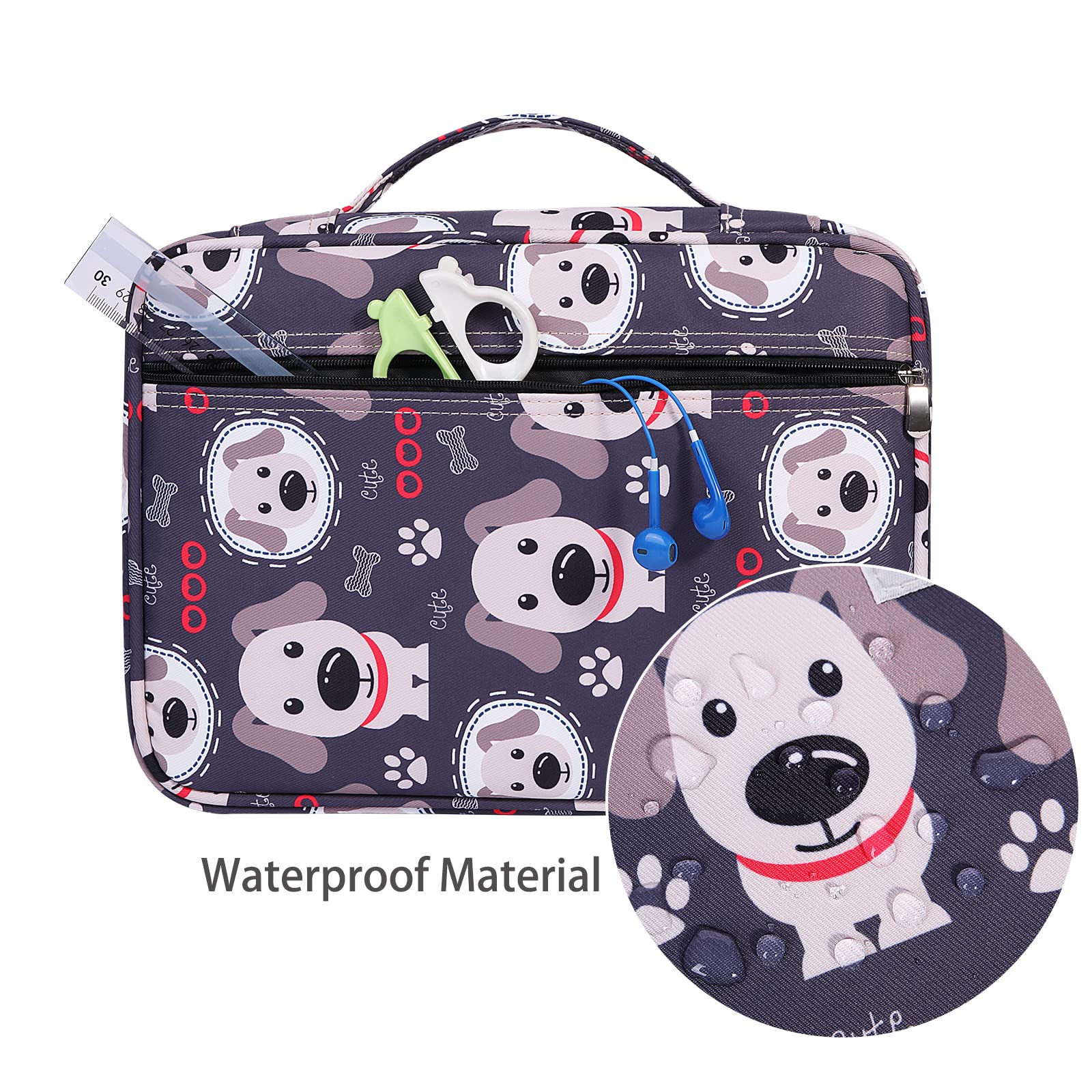 BOMKEE Coloring Pencil Case 220 Slots Pencils/Gel Pens Organizer Waterproof Travel Case Zipper