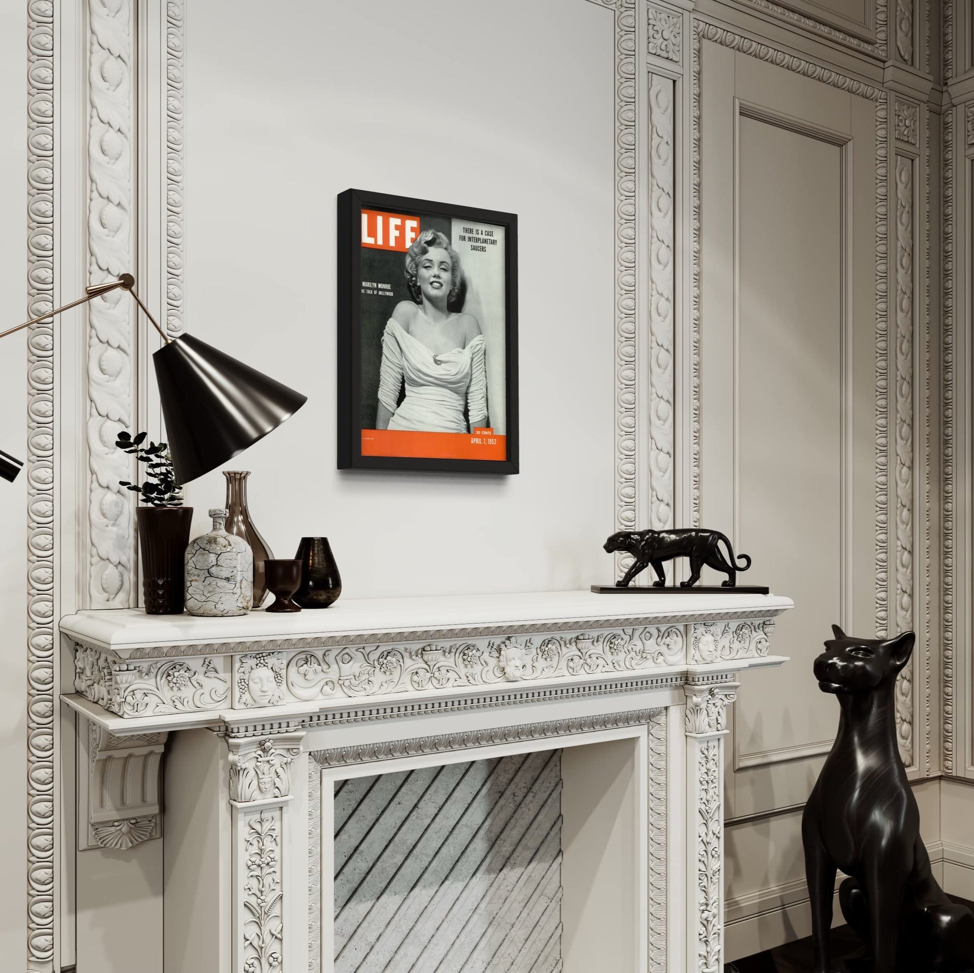 CountryArtHouse LIFE Magazine Solid Wood Picture Frame - Complete with Acrylic, Backing, and