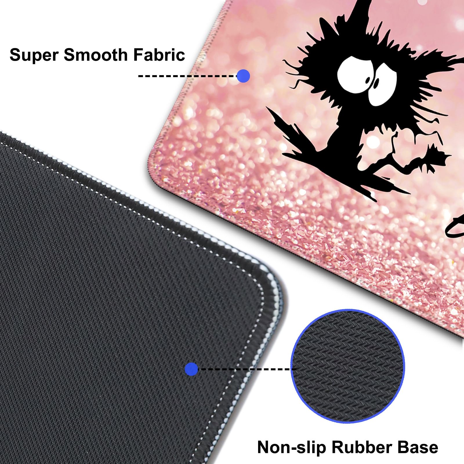 Wiabsi Desk Mat Pad,Large XXL Extended Mouse Pad Mat for Desktop Keyboard