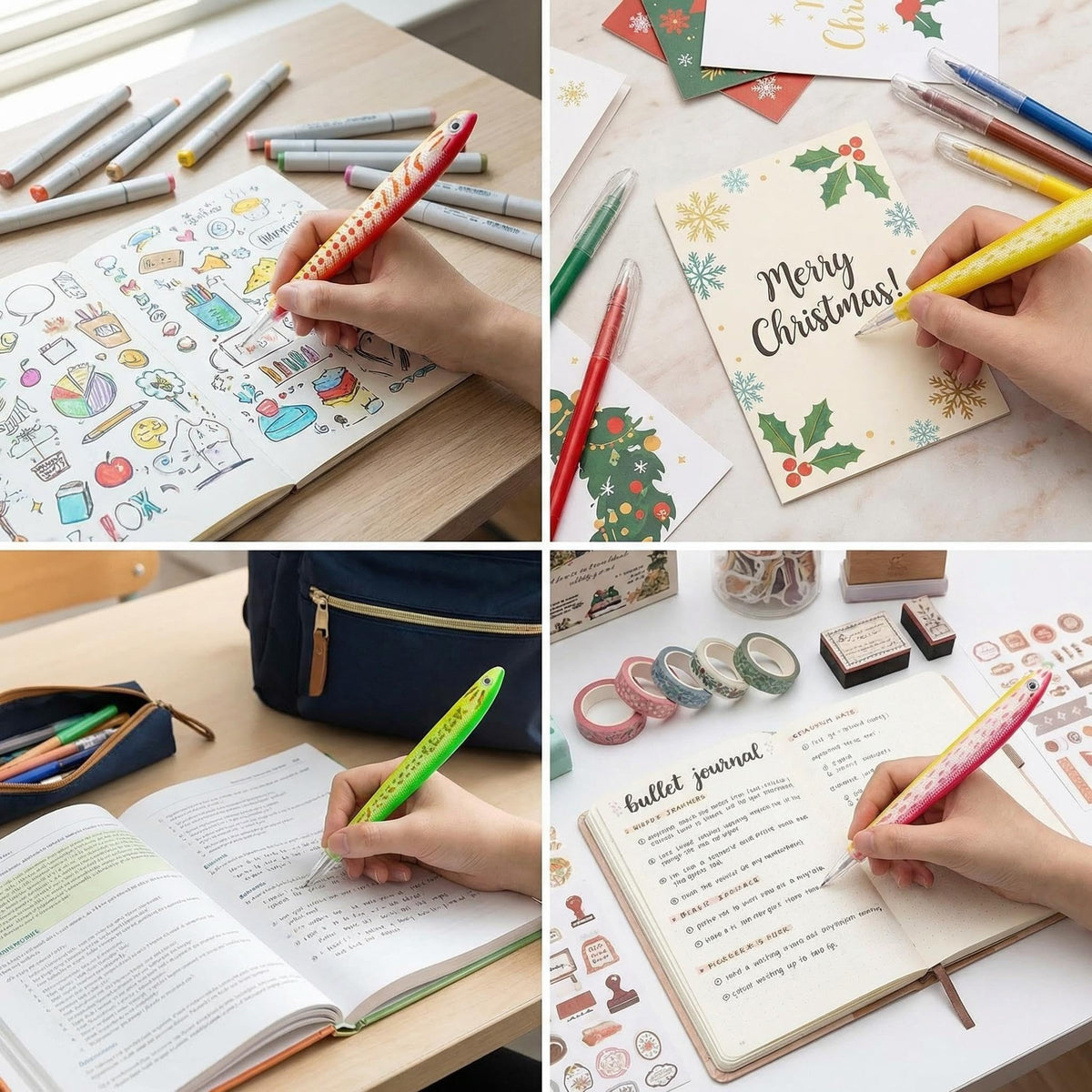 Abhay 20 Pack Cute Fish Pen Gifts Fashion Fish Pens Creative Pen for Fish Decor Party Supplies