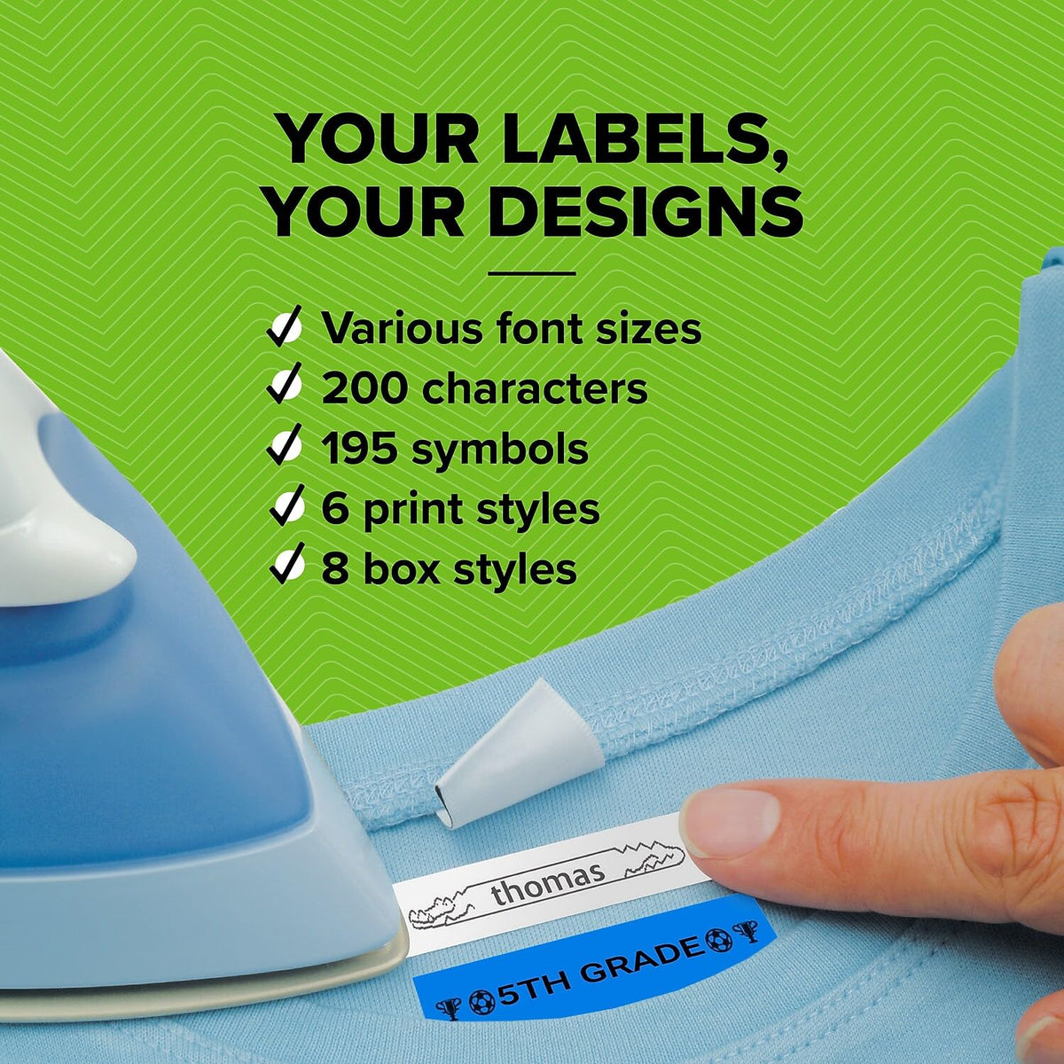 DYMO LetraTag 100H Silver Handheld Label Maker & LT Label Tapes, Thermal Printing, Easy-to-Use