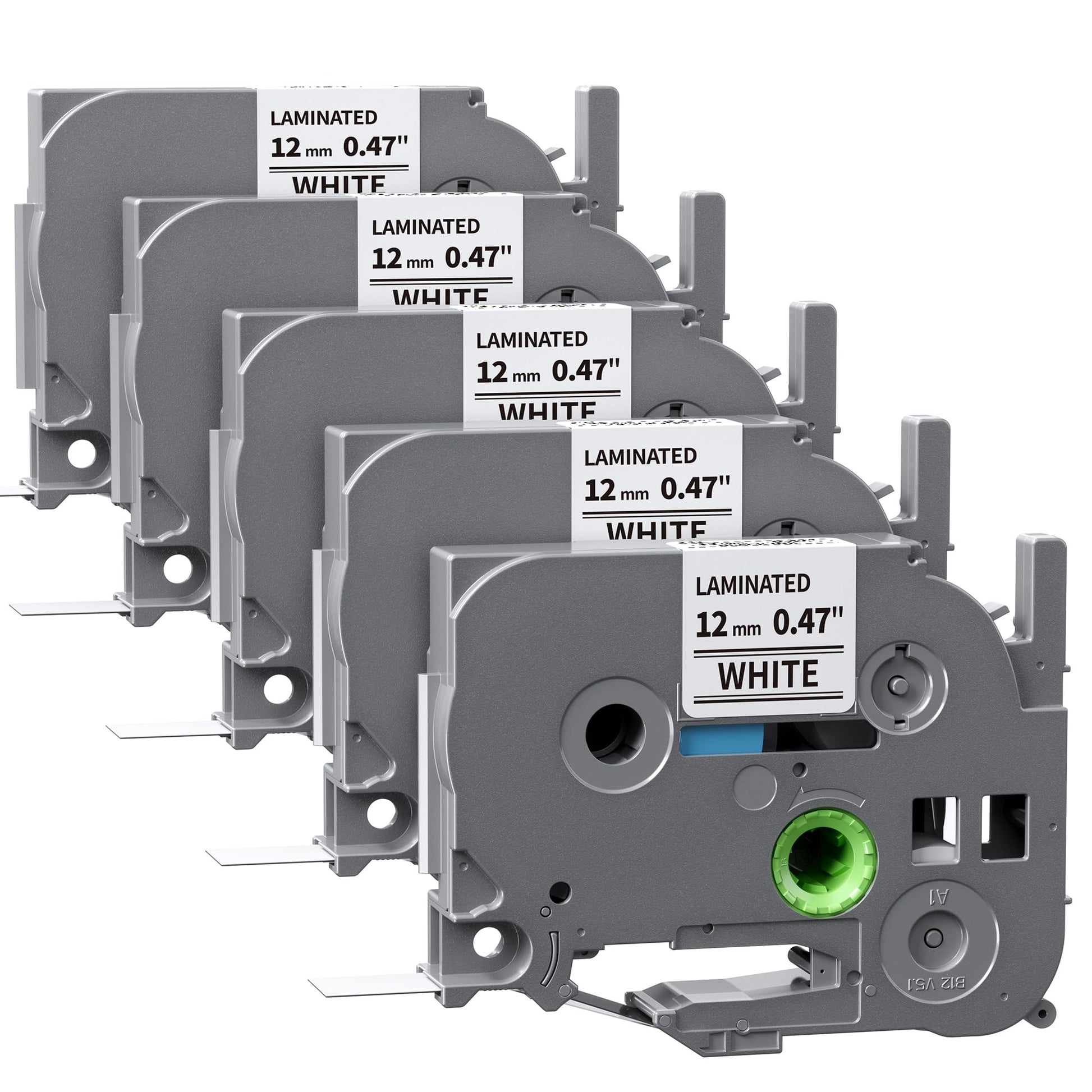 Label KINGDOM TZE231 Replace for Brother Ptouch 12mm 0.47" Label Maker Tape